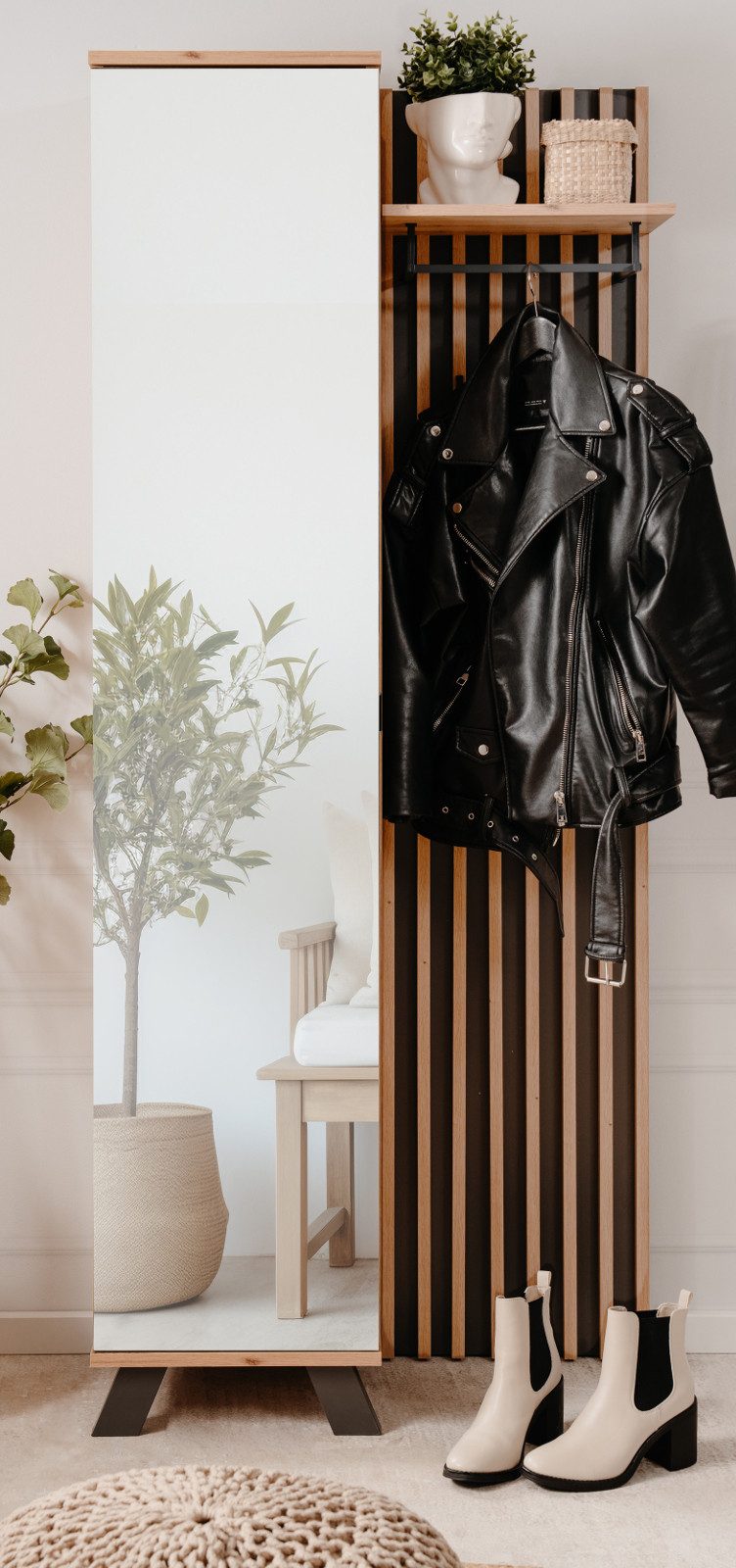 Furn.Design Kompaktgarderobe Madem (Garderoben-Set in Artisan günstig online kaufen