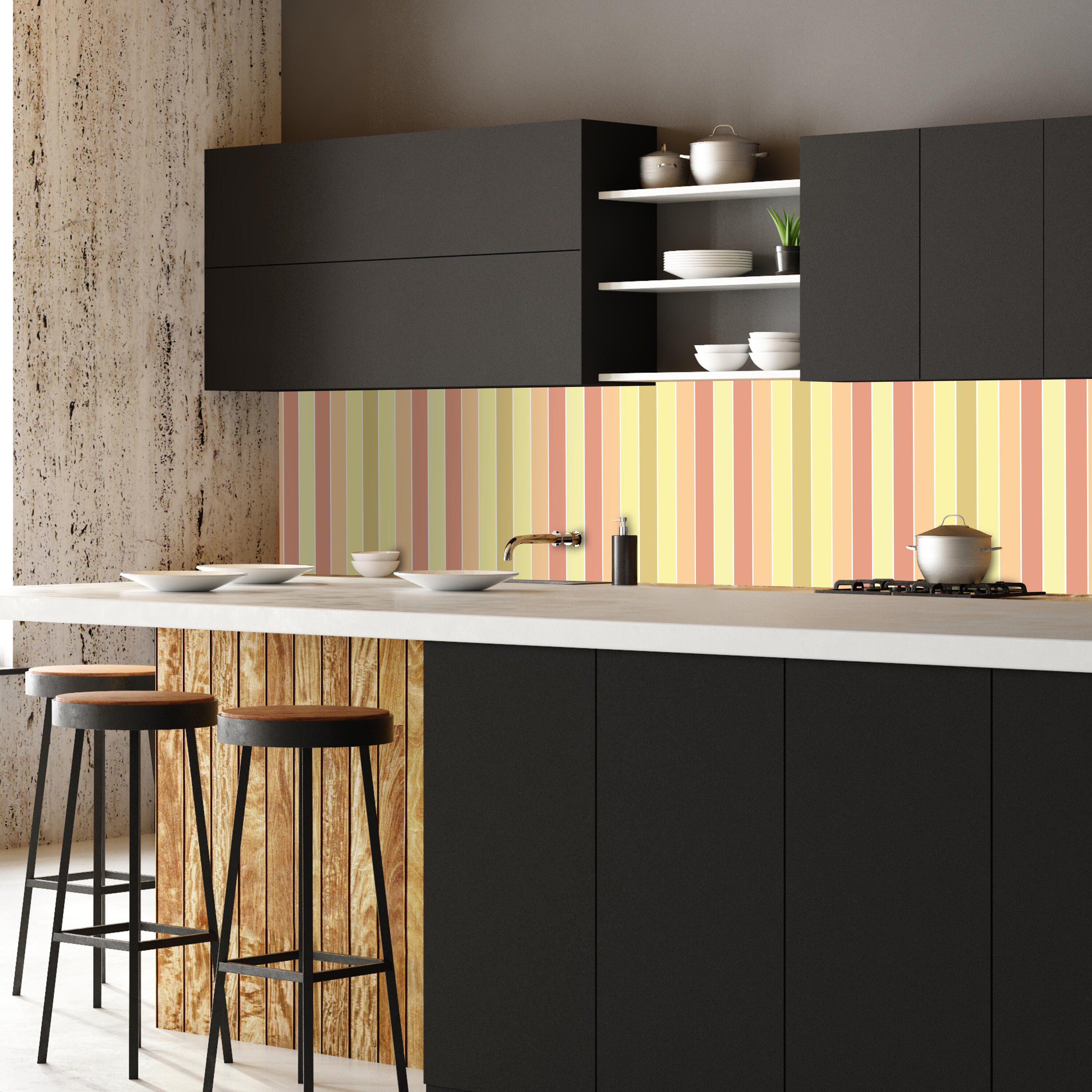 wandmotiv24 Küchenrückwand Hartschaum Muster, Größen Pastell Nischenrückwand in (1-tlg), versch. Premium