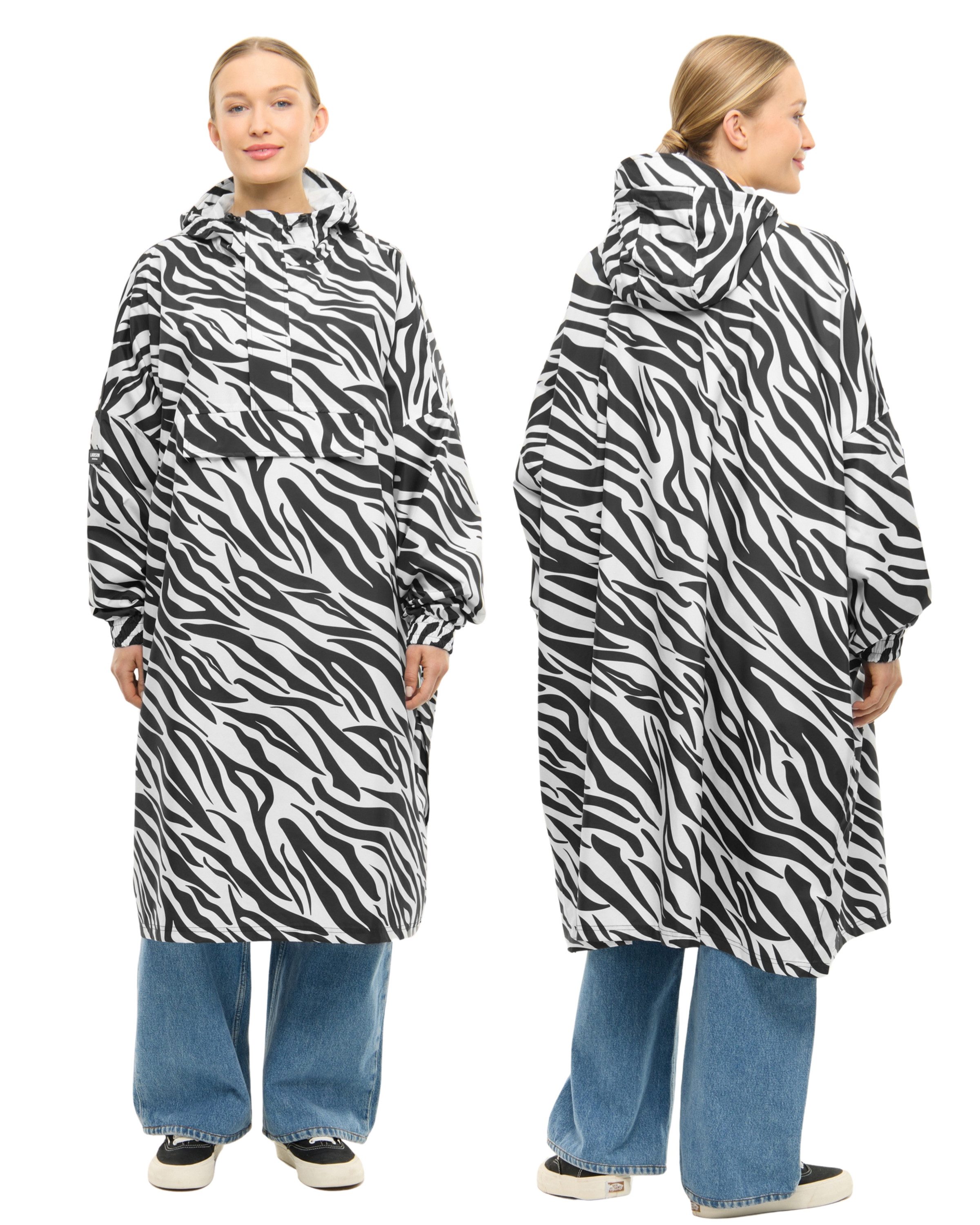 LARKSON Regenponcho Lykke Regenponcho, Wassersäule 10.000 mm (1-St) Wasserdichtes Regencape mit verschweißten Nähten