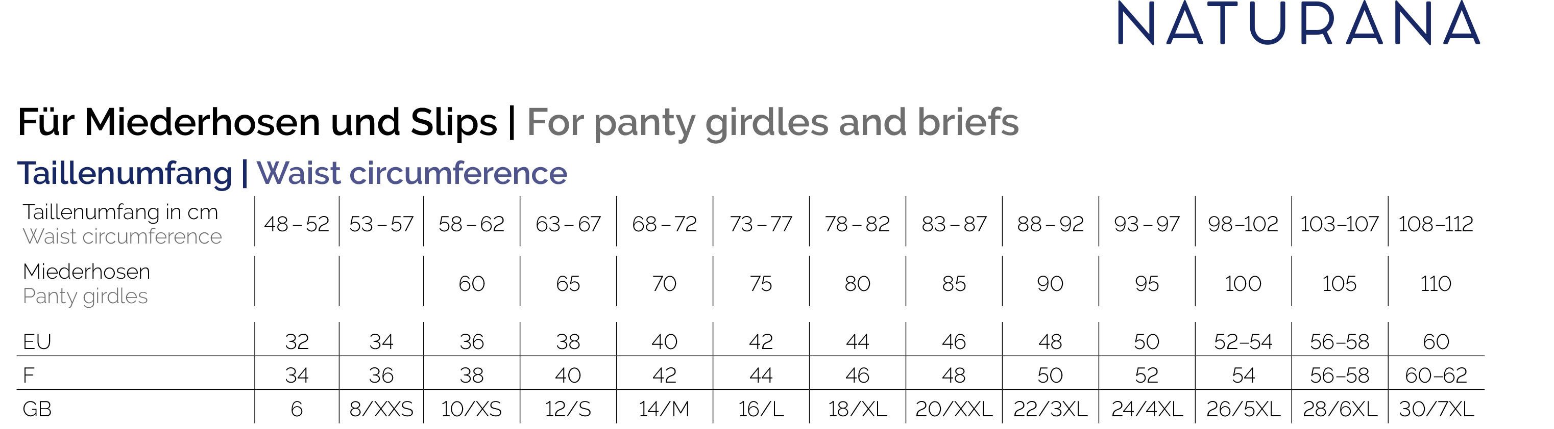 Naturana Taillenslip Smoothing (1-St) feminin, elastisch, bequem, eng, weich