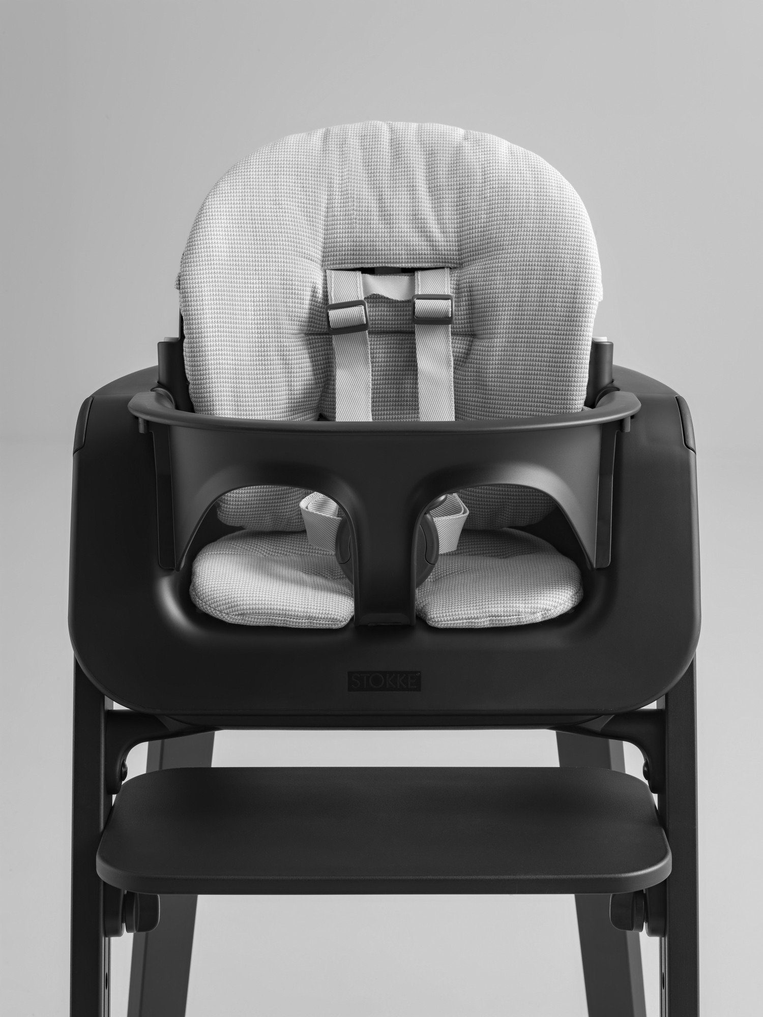 Hochstuhlauflage (wählbar Stokke Stuhlkissen) Babyset) Baby den Stokke, STEPS oder (für für grey Hochstuhl von passend Nordic Set Kissen für