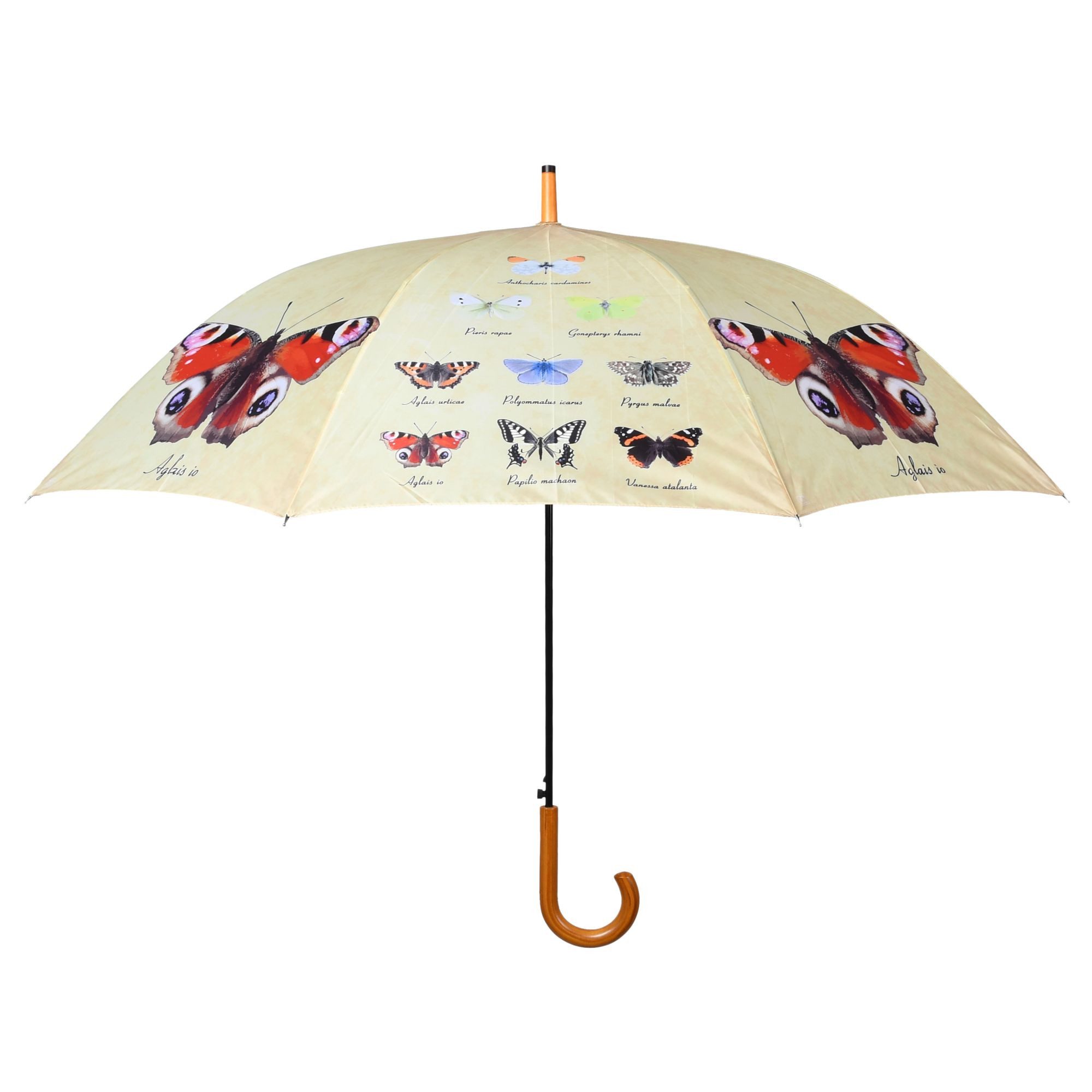 Rivanto Stockregenschirm, Regenschirm Schmetterlinge aus Polyester