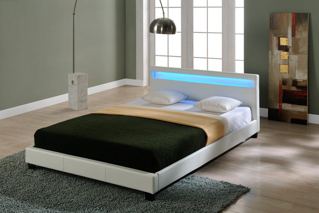 Corium Polsterbett, LED-Bett »Paris« mit beleuchtetem Kopfteil in diversen  Größen und Farben online kaufen | OTTO