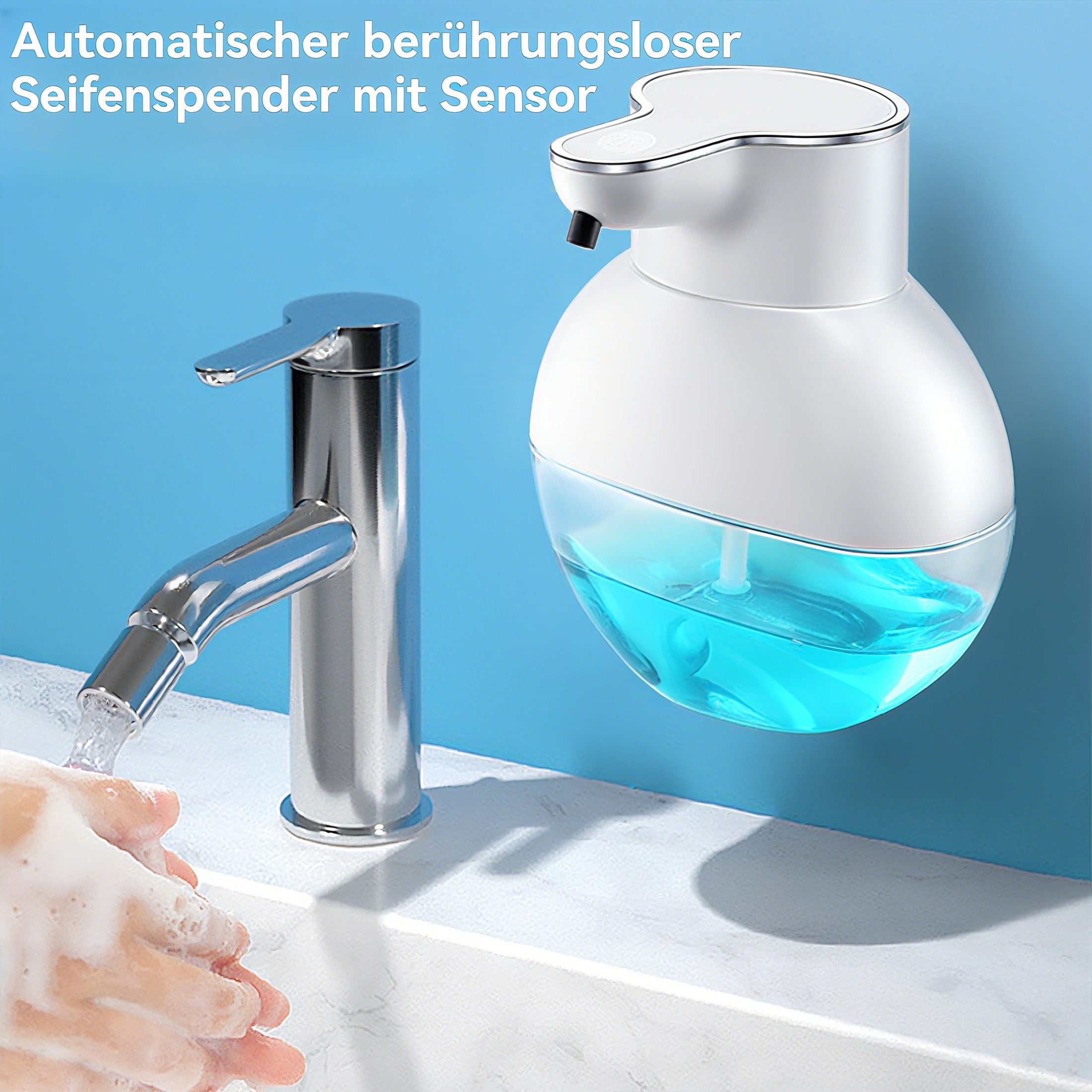 YINDN Seifenspender 400ml, wandmontierter Seifenspender, automatischer günstig online kaufen