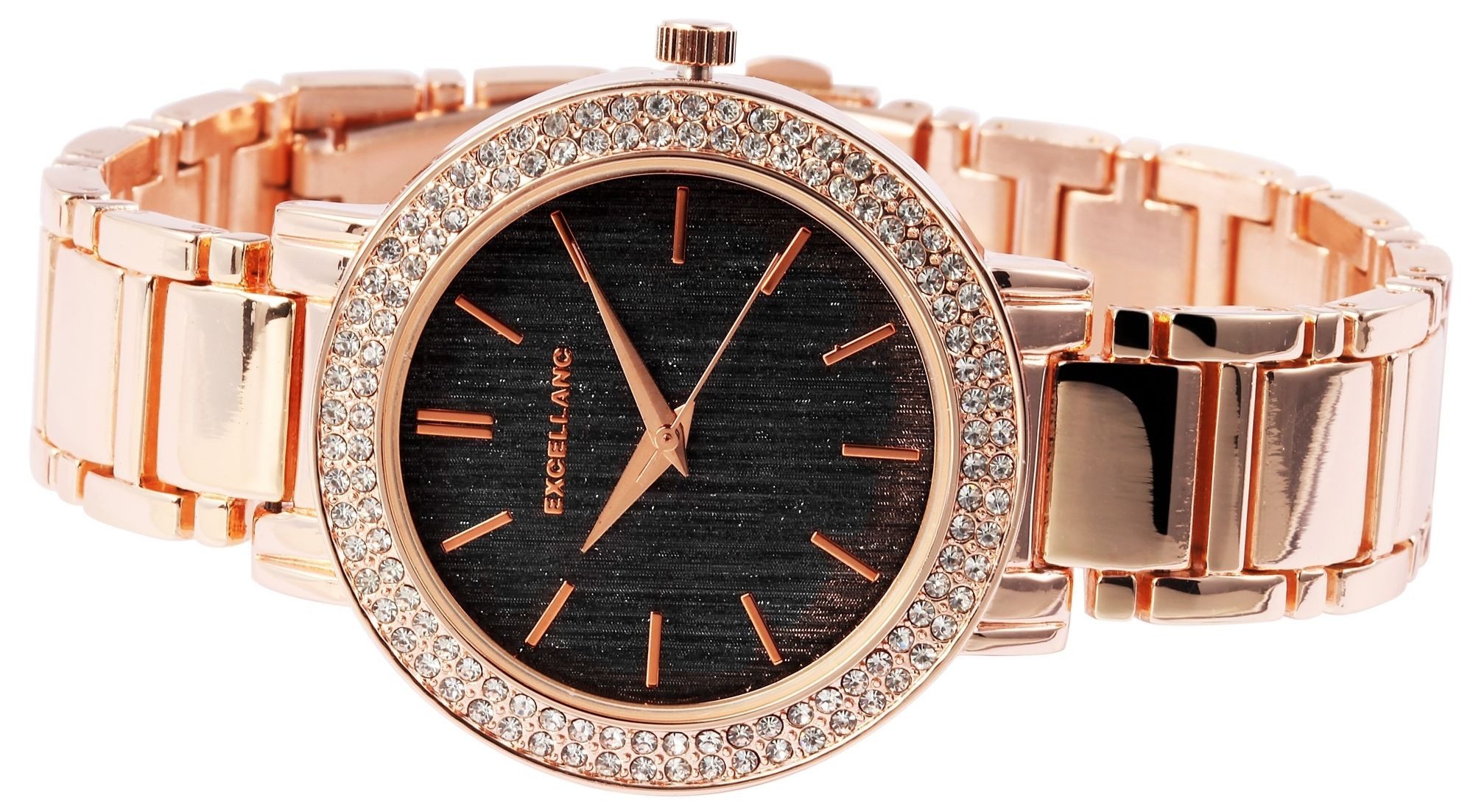 EXCELLANC Quarzuhr EX0181 Excellanc Damenuhr mit Metallarmband, Damenuhr Me günstig online kaufen