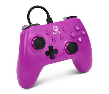 PowerA Kabelgebundener Controller für Nintendo Switch – Grape Purple Controller (offiziell lizenziert)