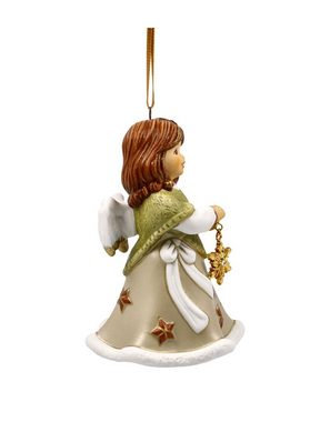 Goebel Engelfigur Jahresengelglöckchen 2022 "Schneeflockentanz", Jahreszahl auf der Innenseite der Glocke
