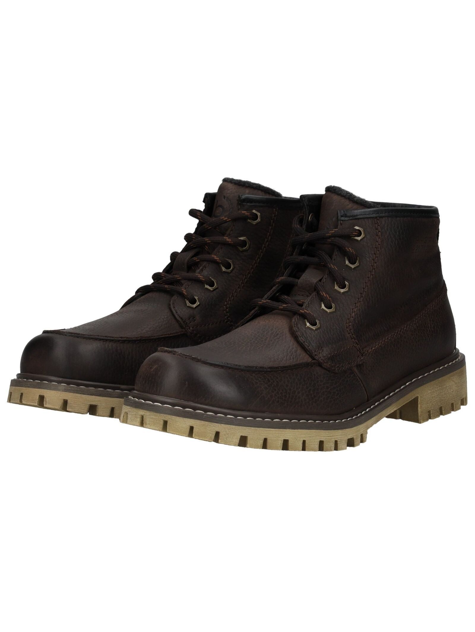 bugatti bugatti Stiefelette Leder Schnürstiefelette