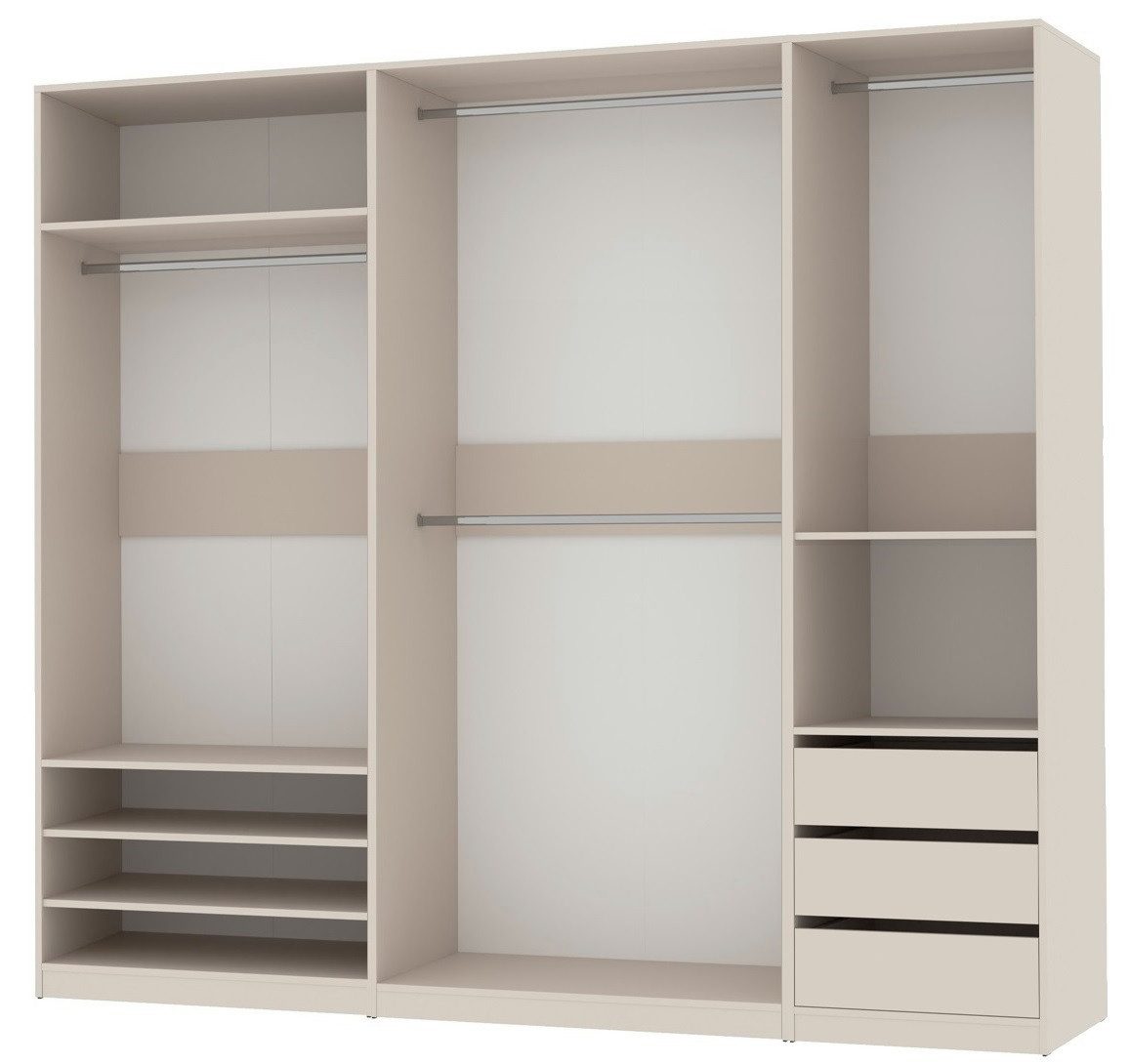 Marmex Möbel Kleiderschrank TRES SET L offener Garderobenschrank Eckgardero günstig online kaufen