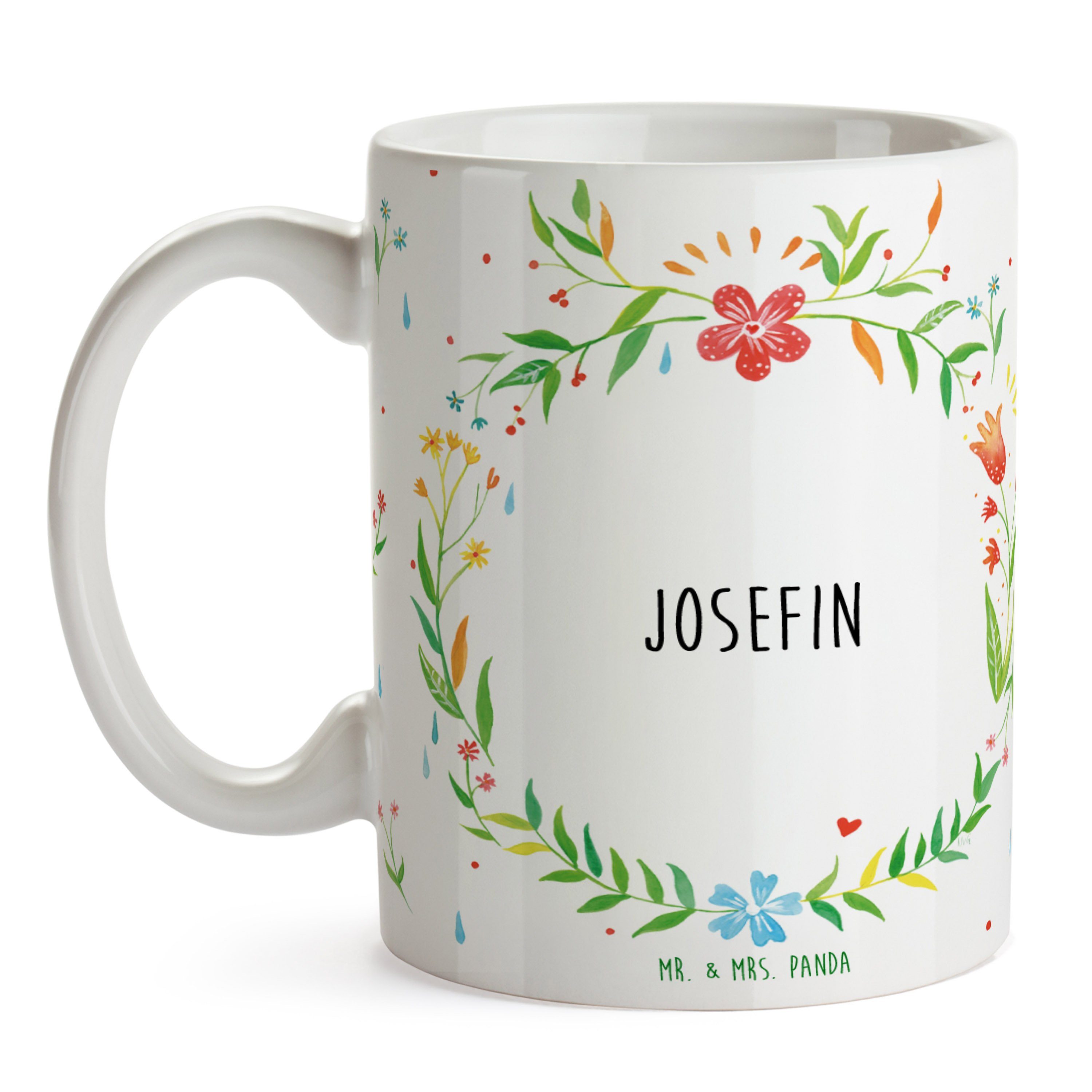 - Tasse, Mrs. Kaffeebecher, Keramik Geschenk, Panda Josefin Tasse, Becher, Geschenk & Mr. Büro Tasse