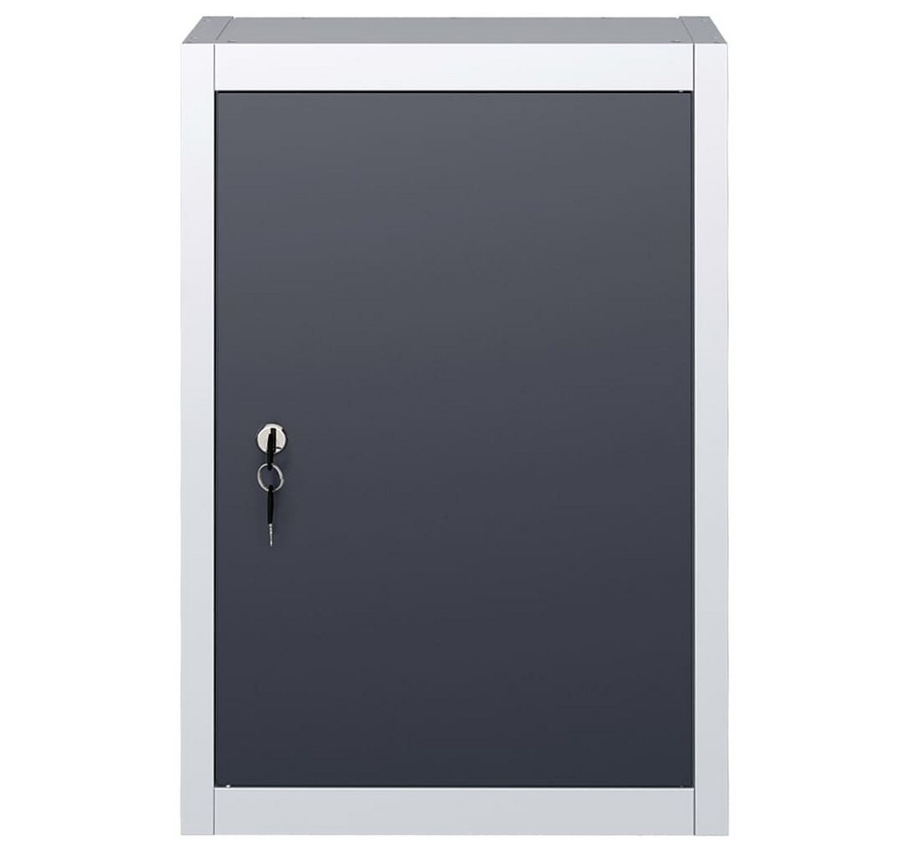 Thumbnail - vidaXL Werkzeugbox Wand-Werkzeugschrank Industriedesign Metall Grau und Schwarz (1 St)