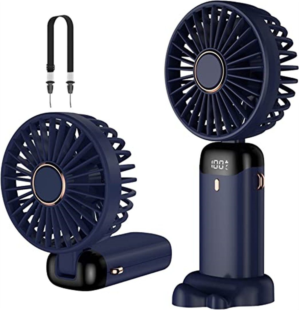 Vaxiuja Mini USB-Ventilator Handventilator, Tragbarer Mini Ventilator, Wiederaufladbar für Büro