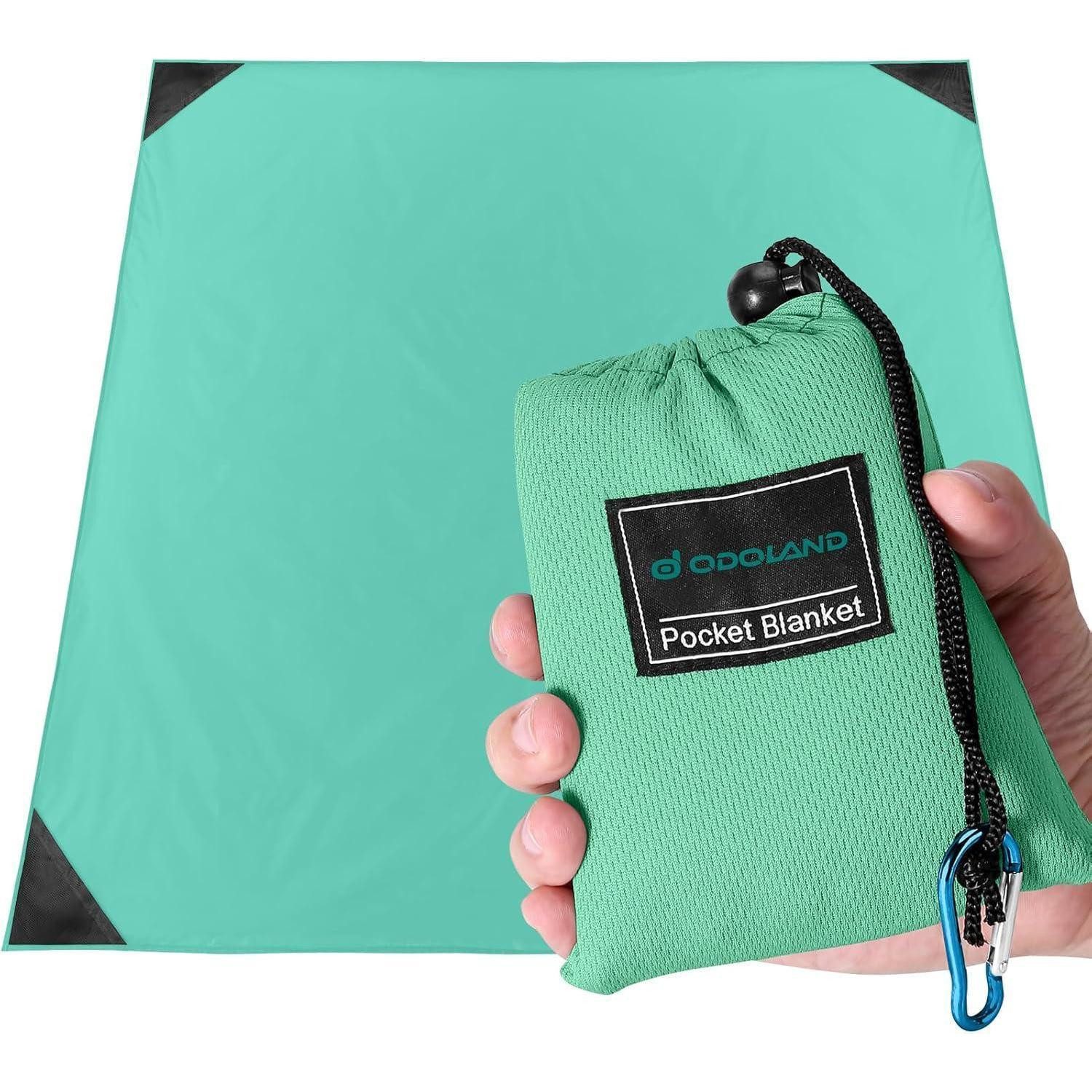 Picknickdecke Picknickdecke Stranddecke Campingmatte Outdoor 180 X 160 CM Lindgrün, LuxusKollektion