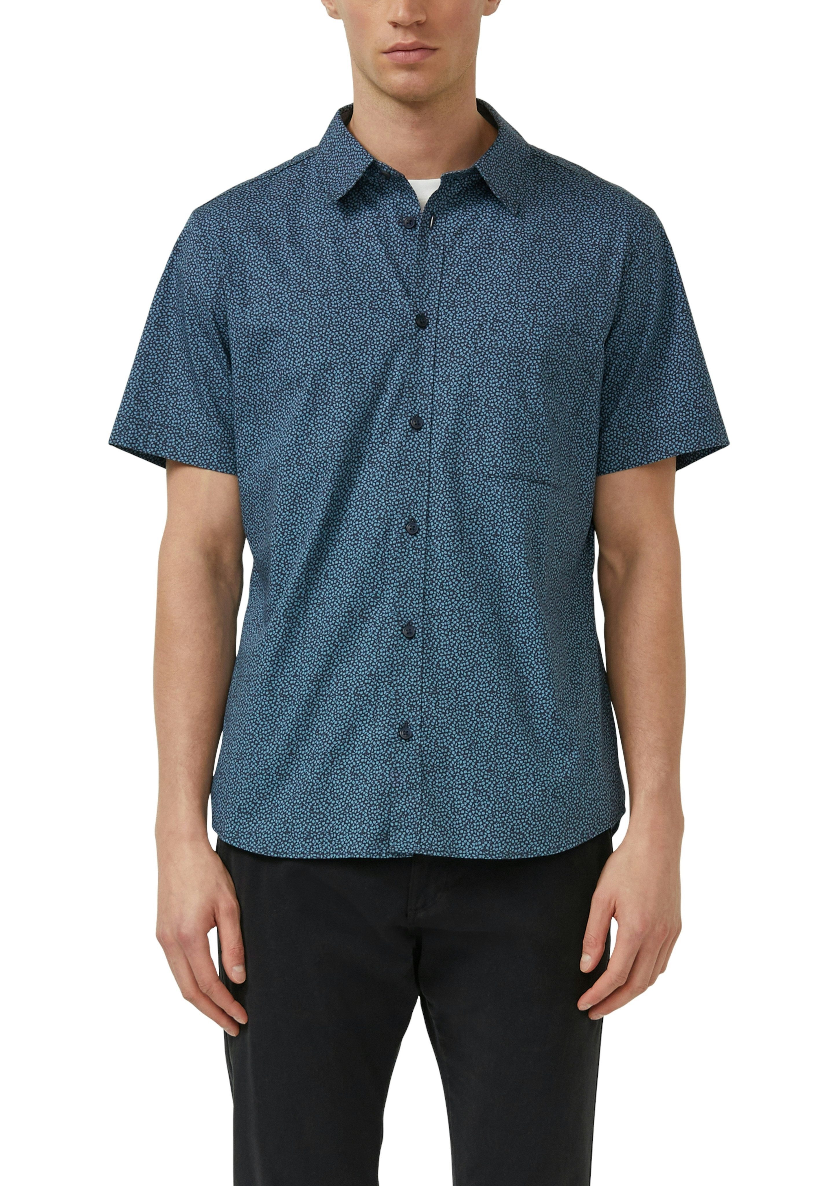 s.Oliver Kurzarmhemd mit Minimal-Muster