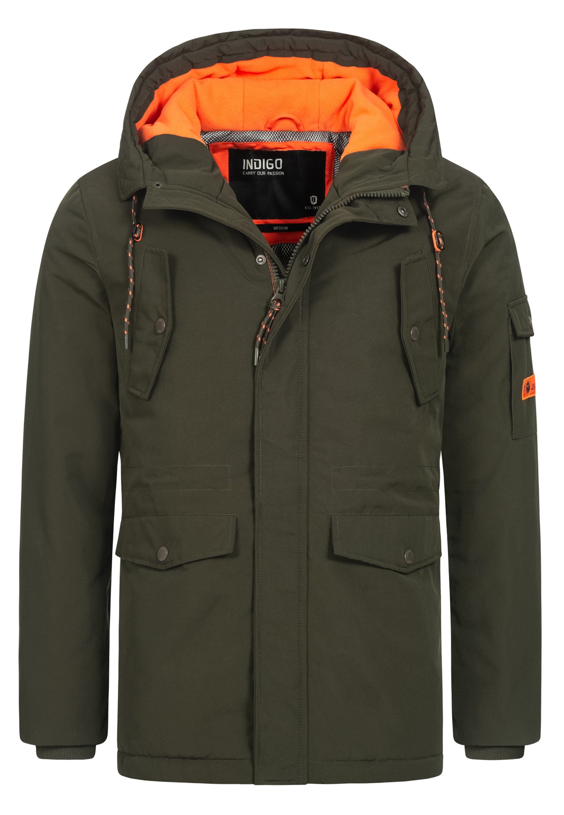 Indicode Parka Herren Ocala Herrenparka Herrenjacke günstig online kaufen