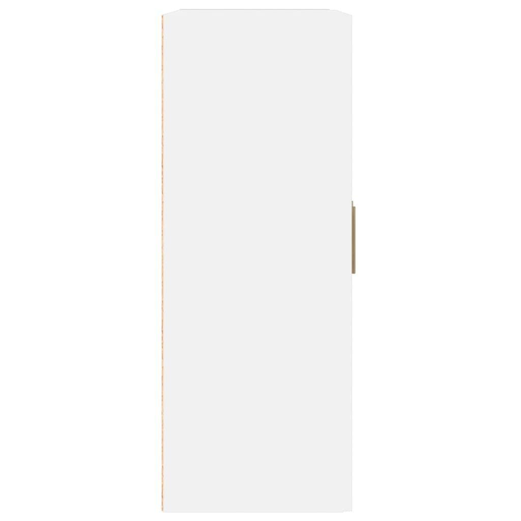 furnicato Wandregal Weiß Wandschrank Holzwerkstoff 69,5x32,5x90 cm