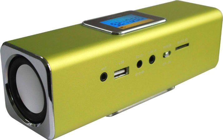 Technaxx MusicMan MA Display W) (6 Portable-Lautsprecher Soundstation 2.0 grün