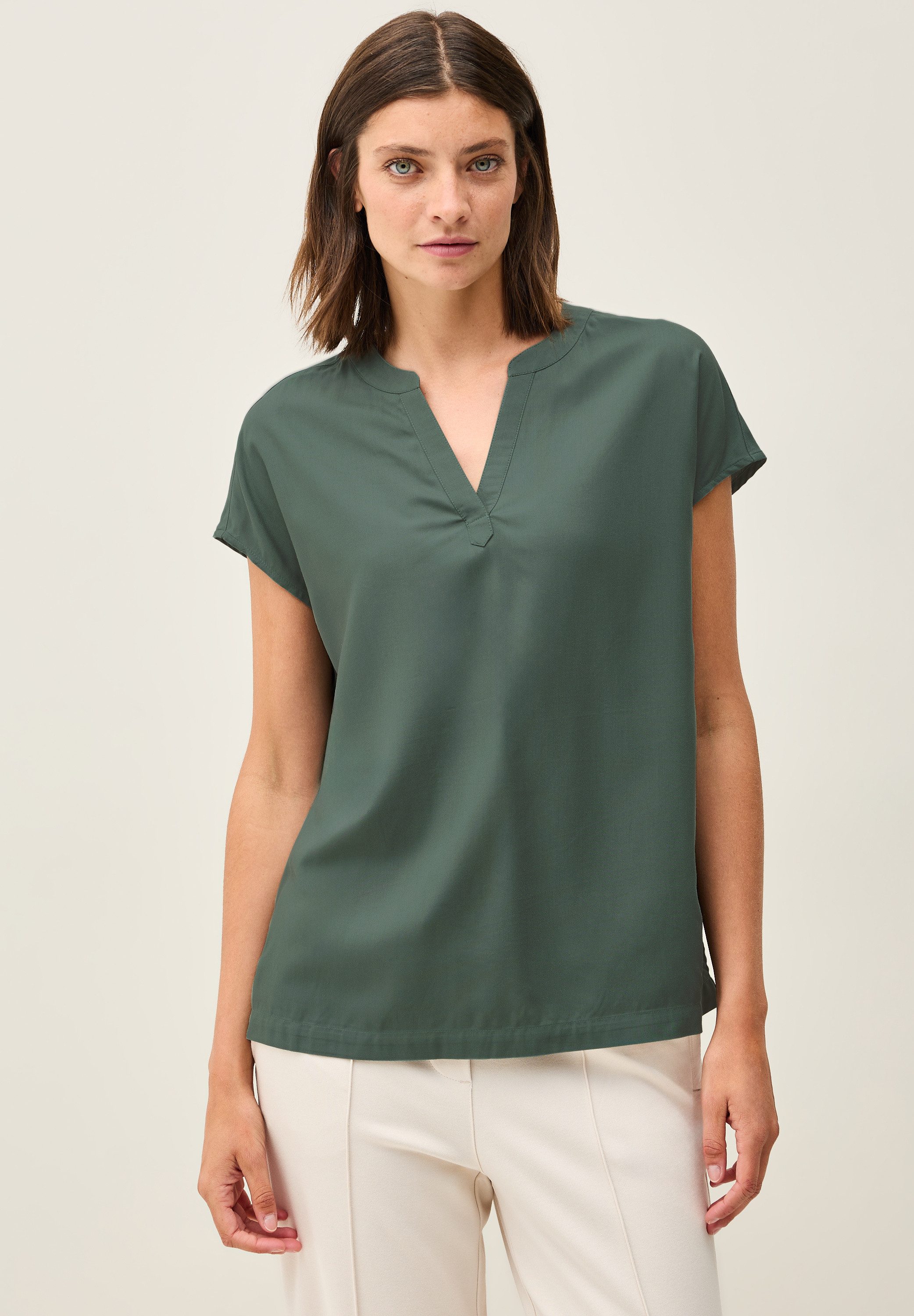 Cecil Kurzarmbluse, aus softer Viskose günstig online kaufen