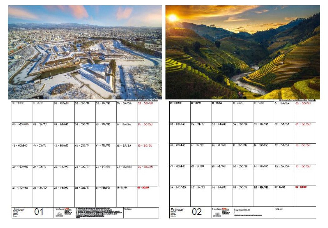 Thumbnail - Seelenzauber Wandkalender Asienzauber Wand- Planer Kalender 2025 DIN A3 Asien Urlaub Reise