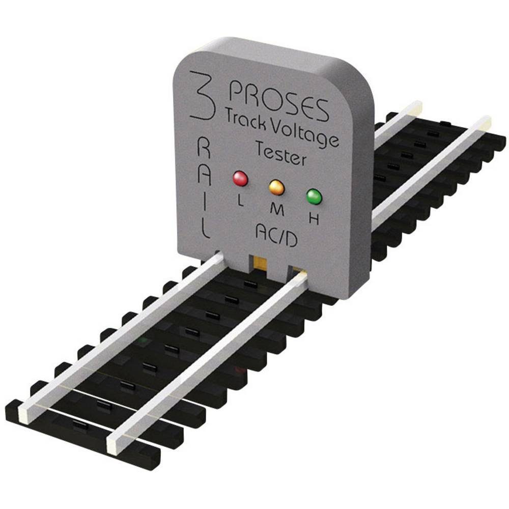 Modelleisenbahn-Werkzeug H0 Gleisspannungsprüfer 3-L