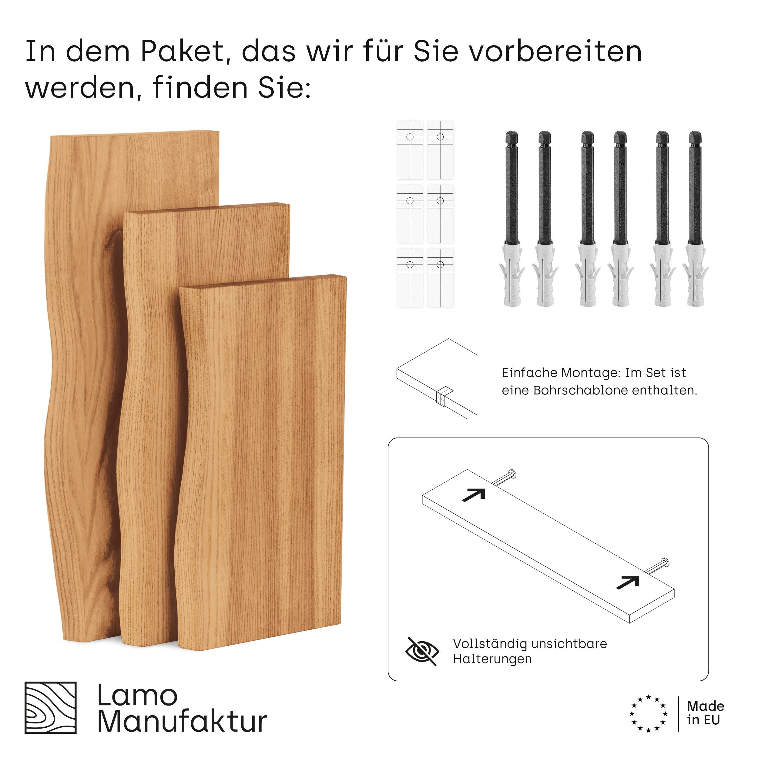 LAMO Manufaktur Wandregal LAMO Manufaktur 3 günstig online kaufen
