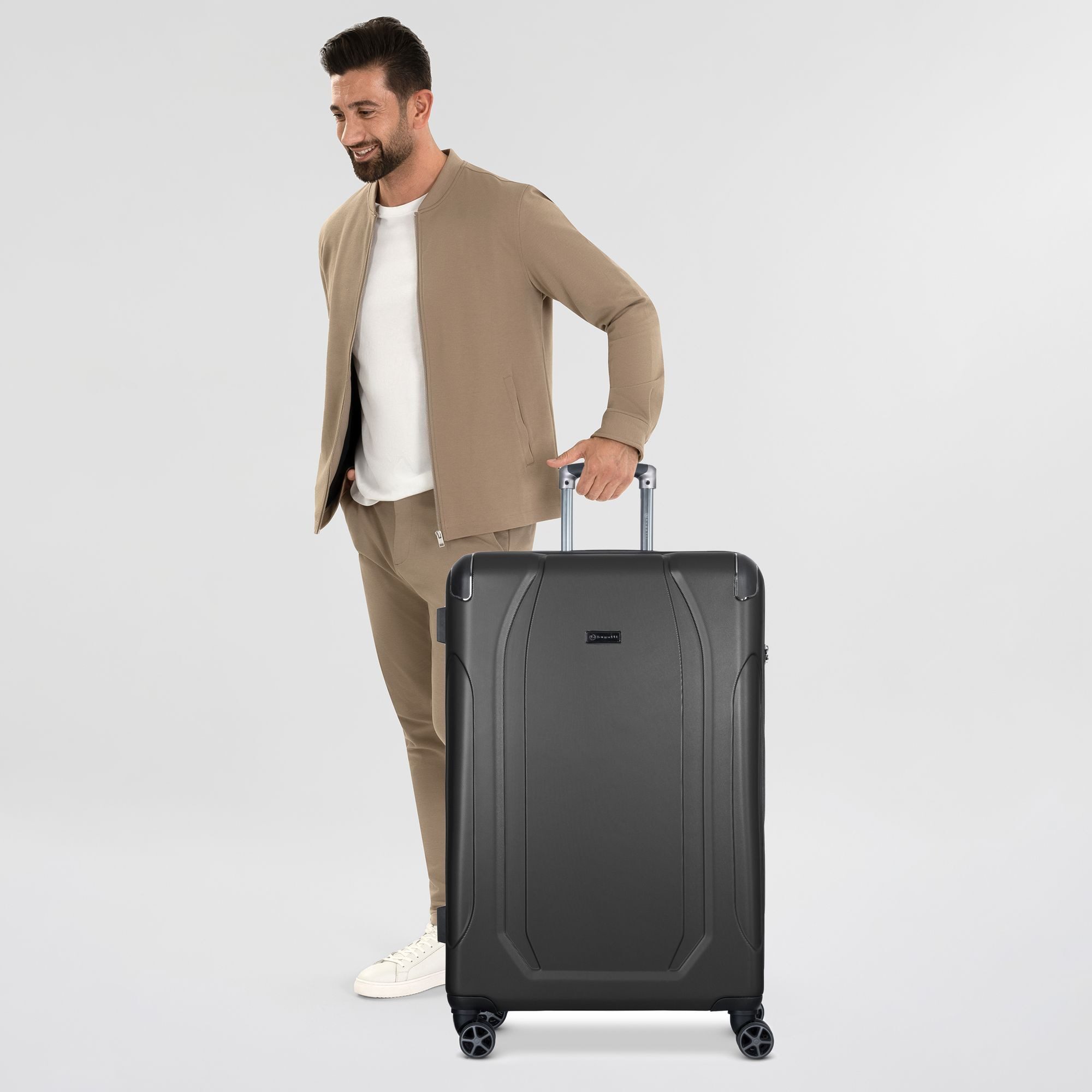 bugatti Hartschalen-Trolley Valencia, 4 Rollen, ABS günstig online kaufen