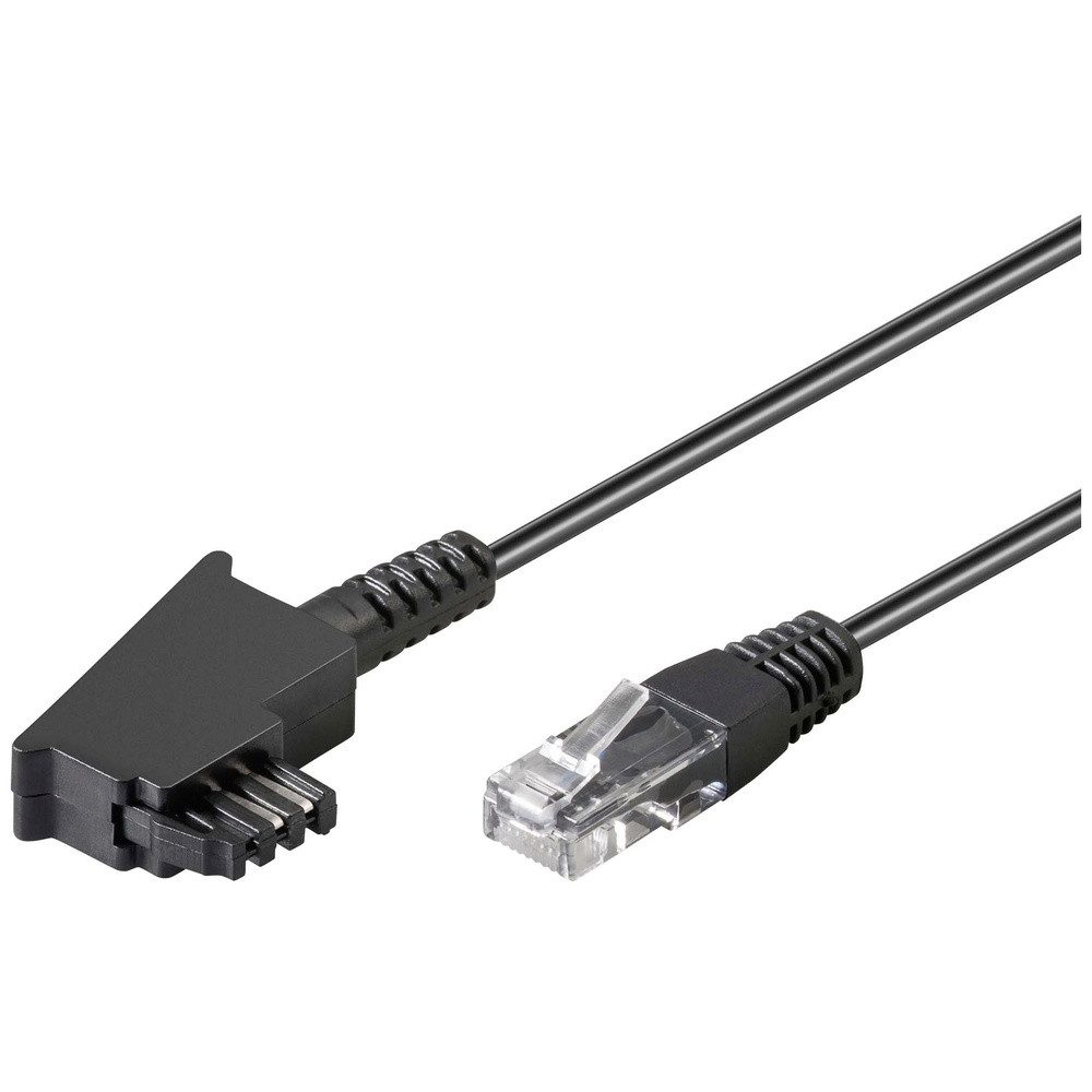 Goobay Goobay DSL Anschlusskabel [1x RJ45-Stecker - 1x TAE-F-Stecker] 3.00 m Telefonkabel, (300.00 cm)
