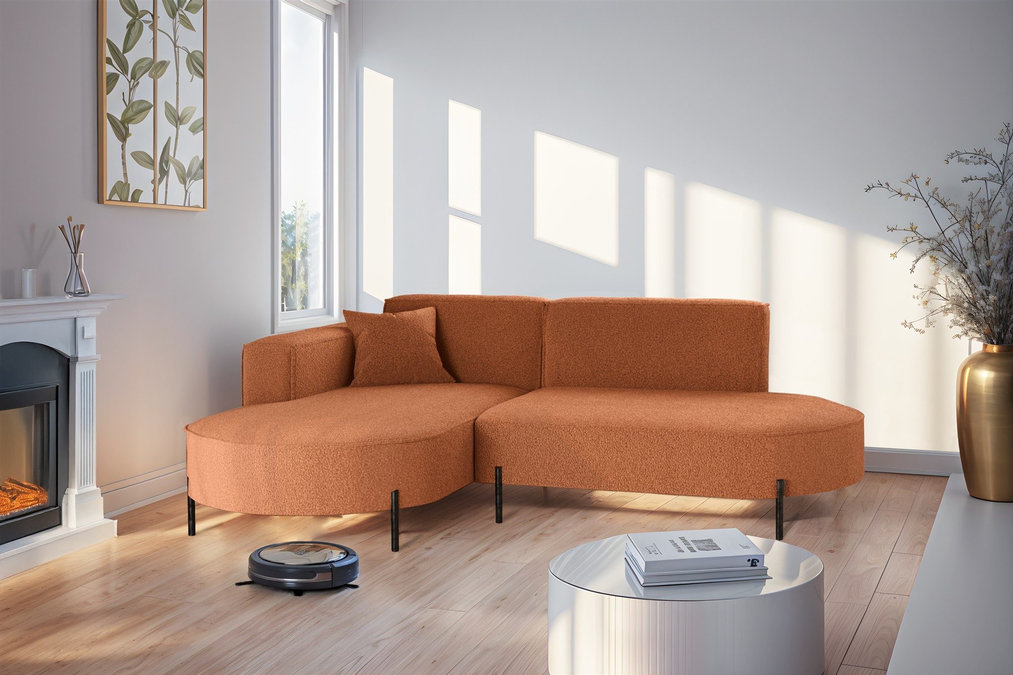 Ecksofa Sofa VALENCIA XS in Stoff Quelle