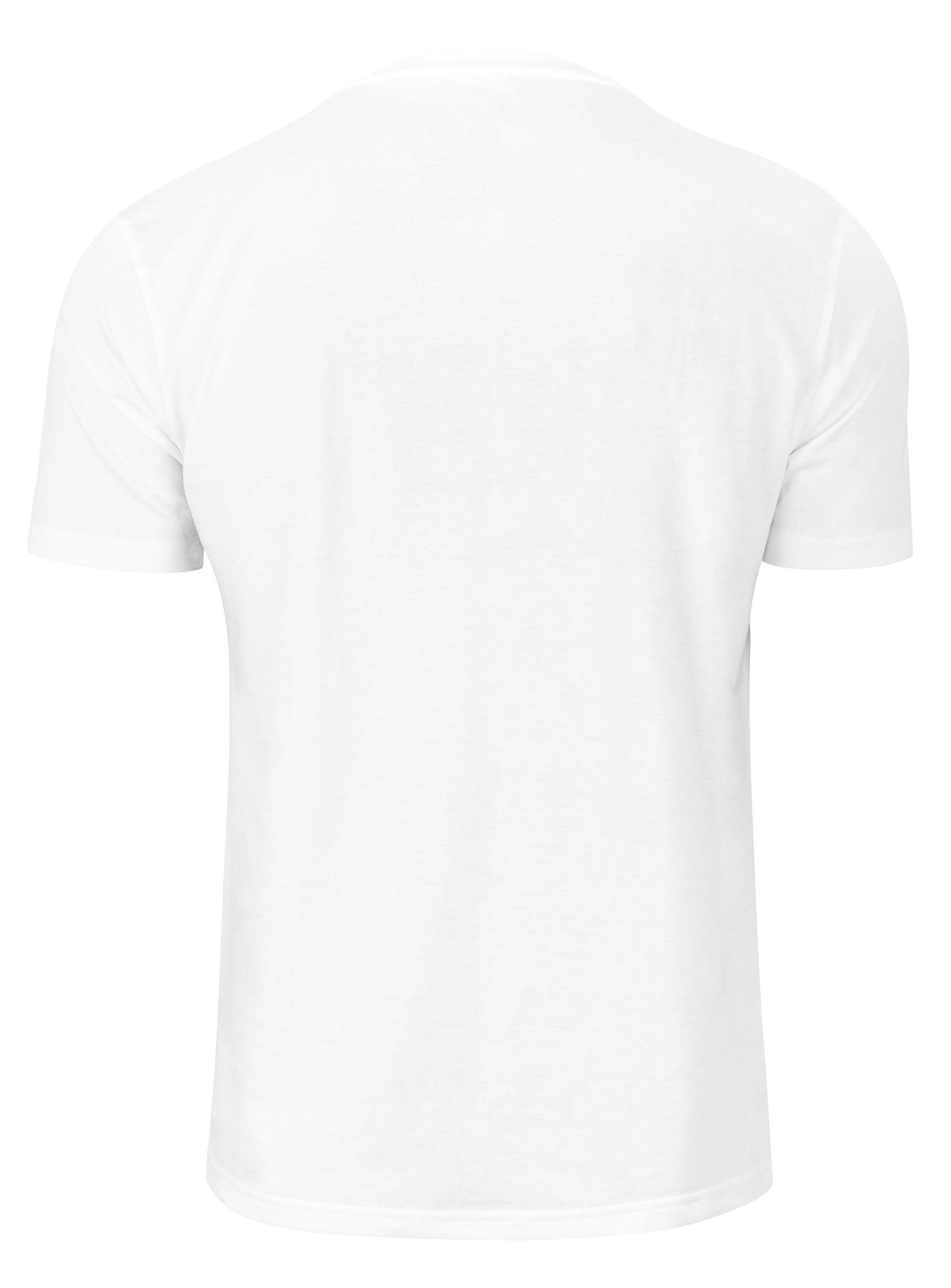 T-Shirt Cotton Prime® Weiß Vorderrad -