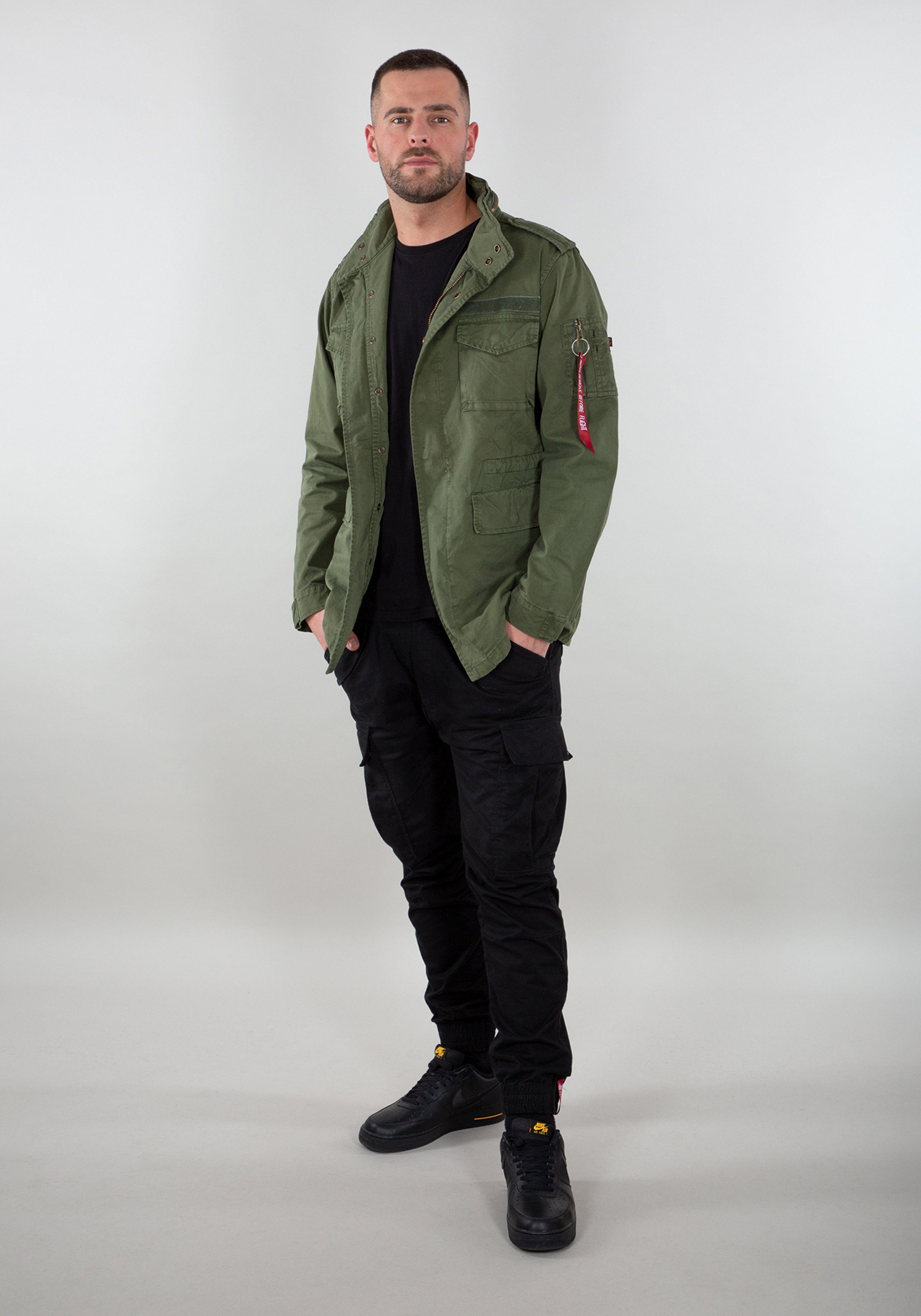 Alpha Industries Fieldjacket dark Jackets Field Industries - Huntington Alpha Men olive