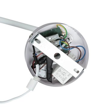 Licht-Erlebnisse Wandleuchte LAGOS, LED, Warmweiß, LED Leselampe Kabel Stecker Wandleuchte Weiß