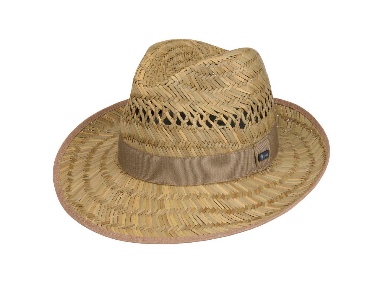 Lipodo Sonnenhut (1-St) Strohhut mit Ripsband, Made in Italy