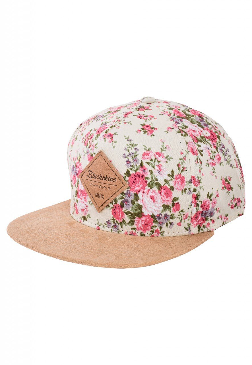 Snapback Cap Florale Snapback Cap Sakura - Weiß