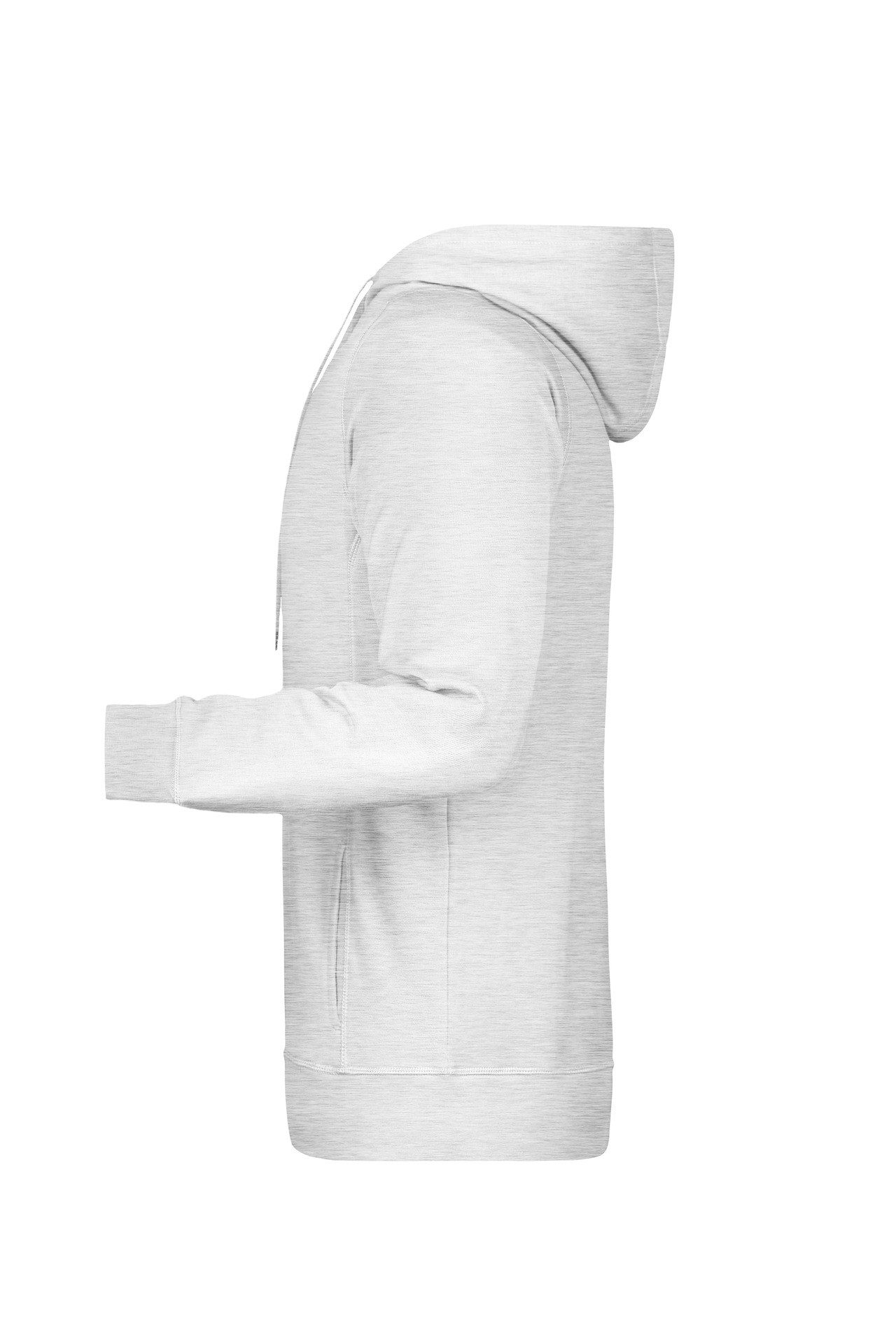 James & Nicholson Kapuzensweatshirt Hochwertiger Herren Kapuzensweat aus Bio-Baumwolle 8024 Hochwertige Sweat-Qualität mit angerauter Innenseite – Bild 3 von 4