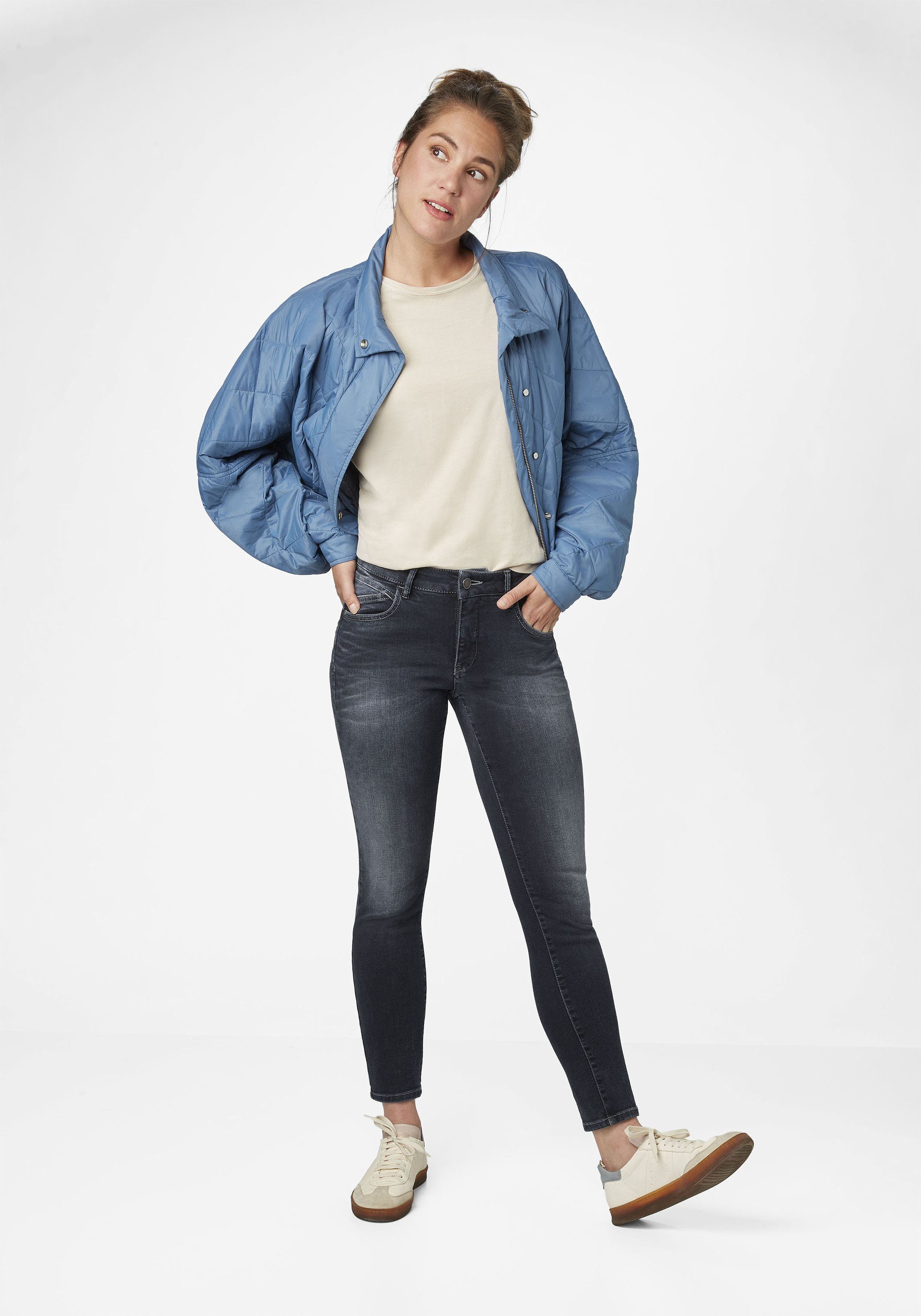 Paddock's 5-Pocket mit Stretch Röhrenjeans Motion Comfort LUCY Skinny-fit-Jeans &