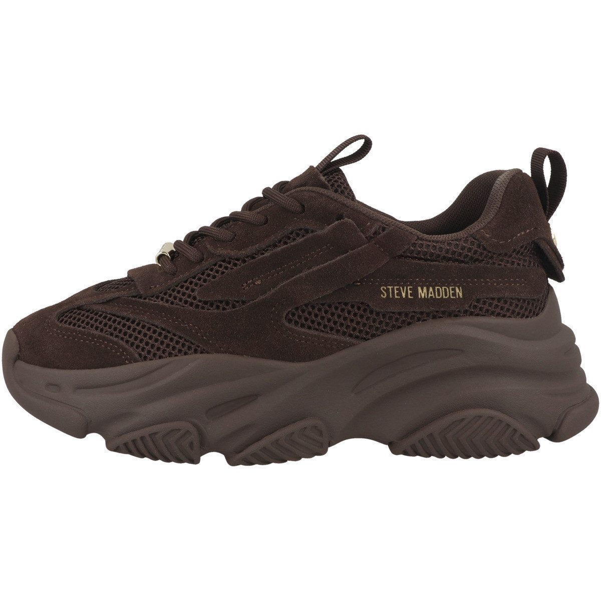 STEVE MADDEN Possession-E Damen Sneaker Turnschuhe, Sportschuhe, Freizeitschuhe, Halbschuhe, Schnürschuhe