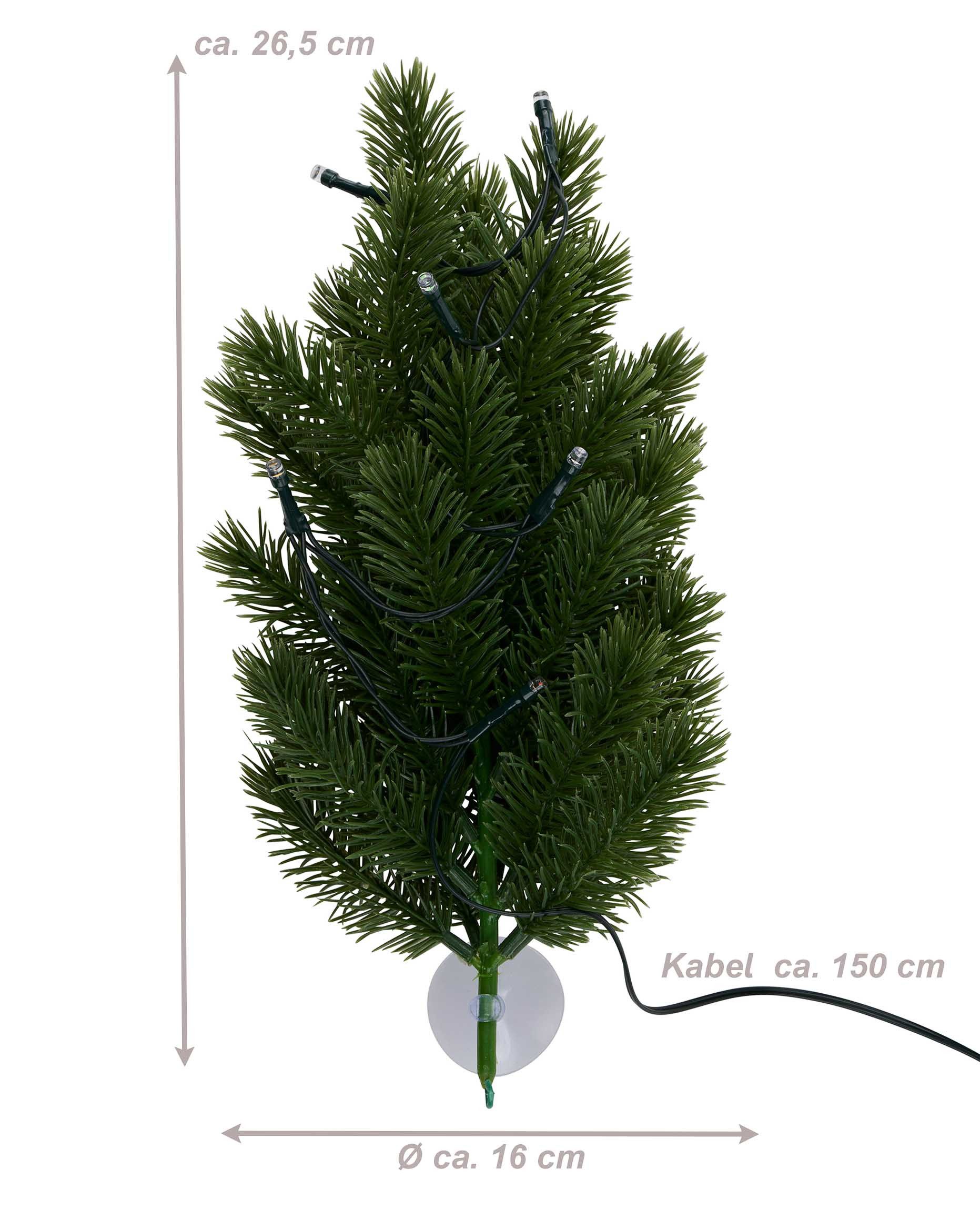 All Ride Dekofigur Weihnachtsbaum mit 8 bunten LEDs (USB Anschluss), Auto L günstig online kaufen