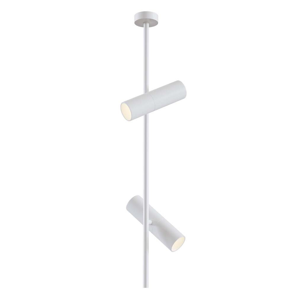 Maytoni LED Deckenspot, Leuchtmittel nicht inklusive, Wohnzimmerleuchte Deckenleuchte Deckenstrahler Alu Weiss Strahler