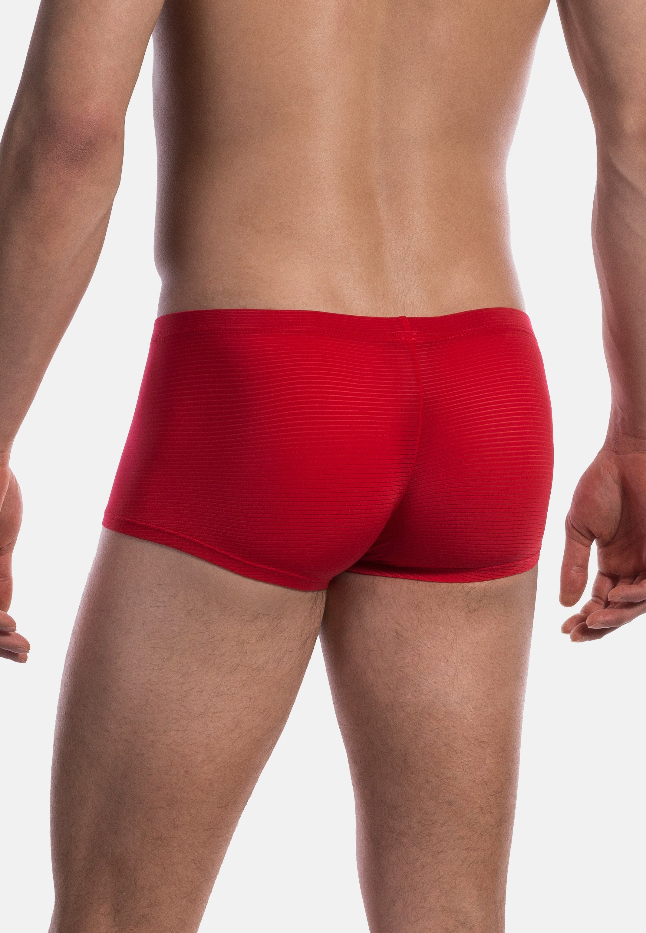 Olaf Benz Pant Eingriff - / Rot Mikrofaser Retro (1-St) Boxer Ohne Hipster Luftige RED1201 Minipants 