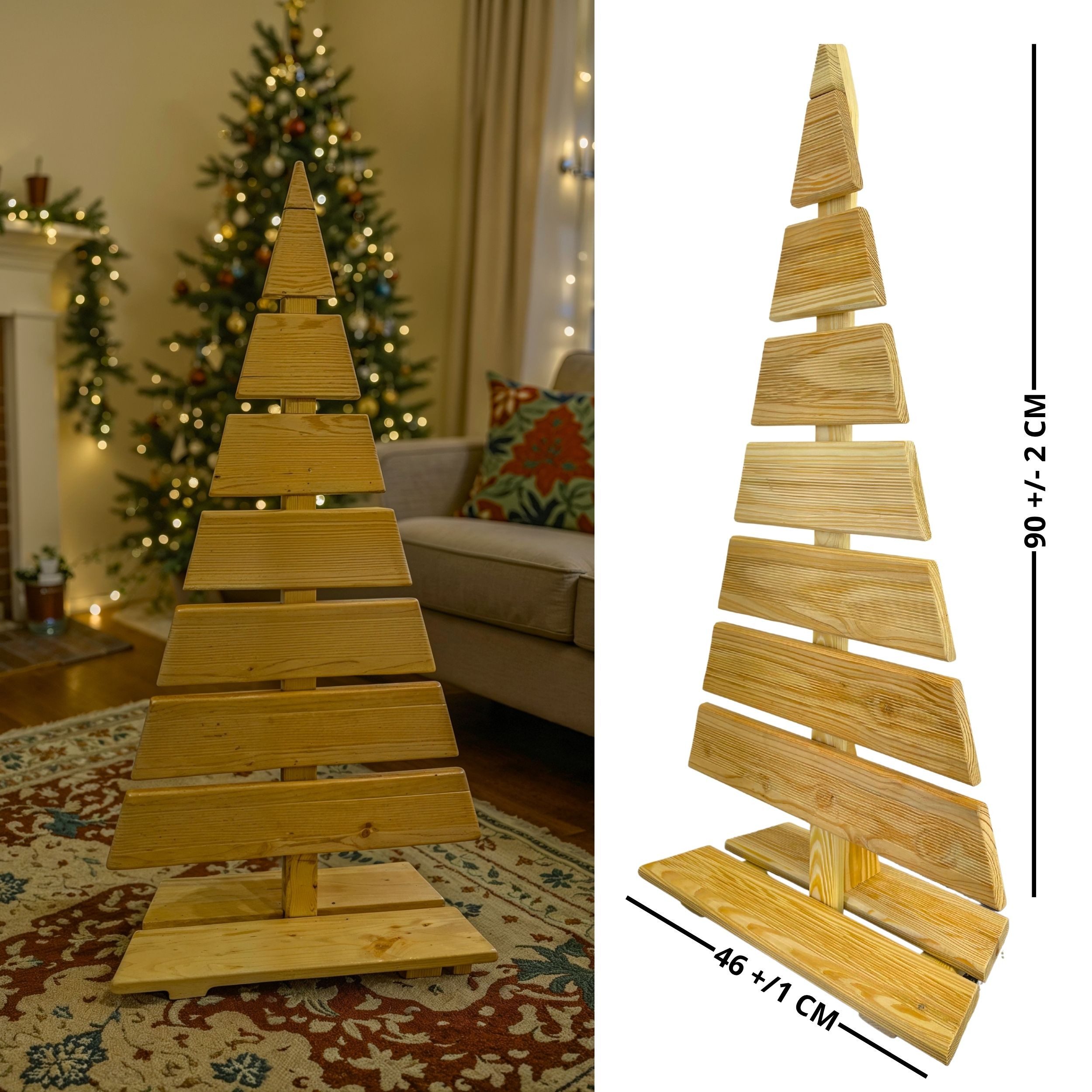 be4nature Weihnachtsfigur Tannenbaum Weihnachtsbaum Weihnachtsdeko Holztann günstig online kaufen