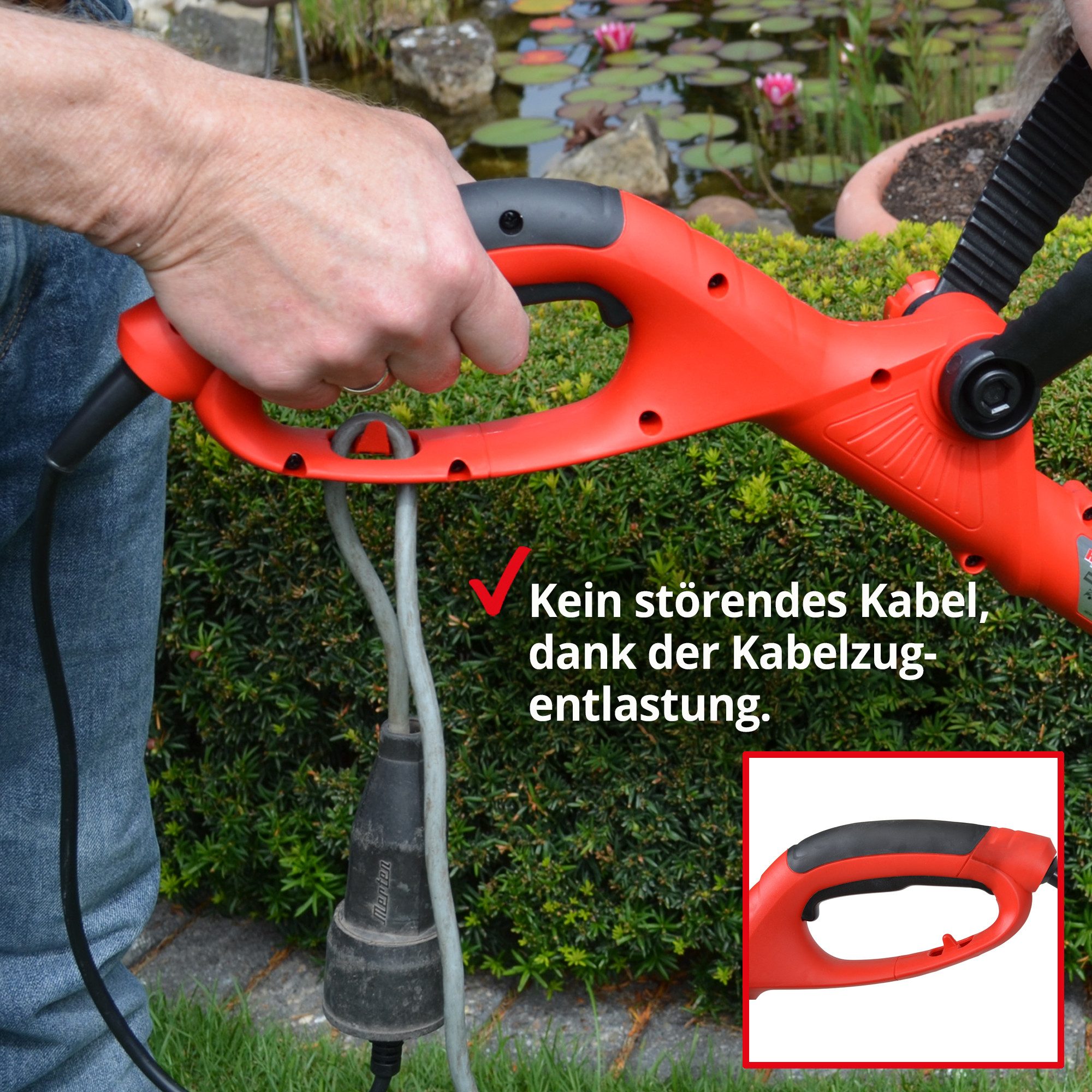 Hecht Elektro-Rasentrimmer 530 mit Auftipp-Automatik, 30 günstig online kaufen
