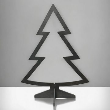 Creativ Metall Künstlicher Weihnachtsbaum, Innen u. Außen Stahl 4mm 30x40cm industrial style