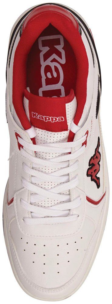 weiß-rot Sneaker Kappa