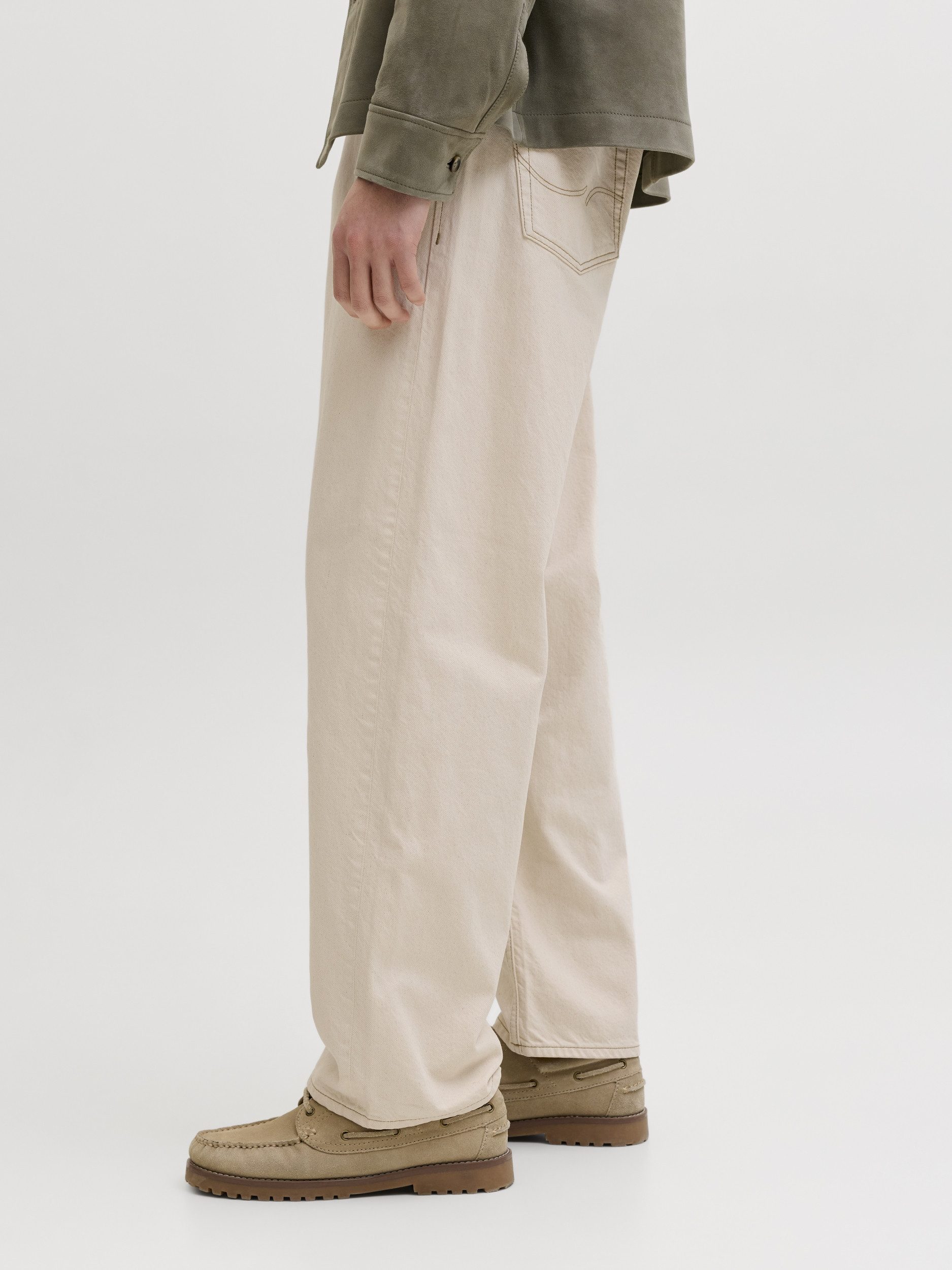 Jack & Jones Bootcuthose JJIALEX JJORIGINAL AKM 293, Ecru