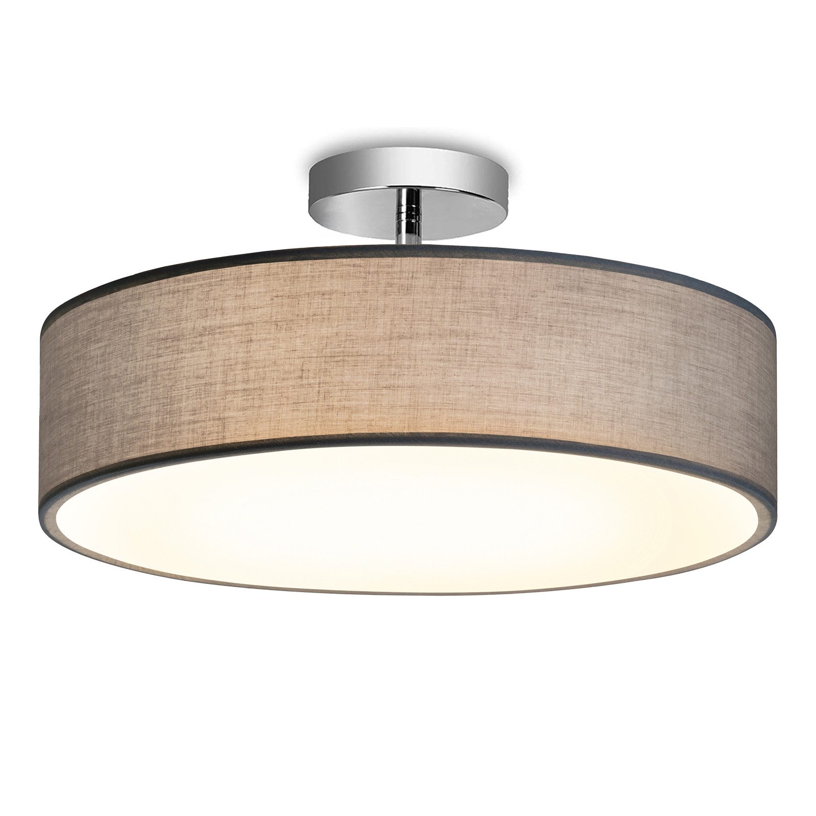 Zedelmaier Lampenschirm Deckenlampe Deckenleuchte mit Stoff-Lampenschirm, W günstig online kaufen