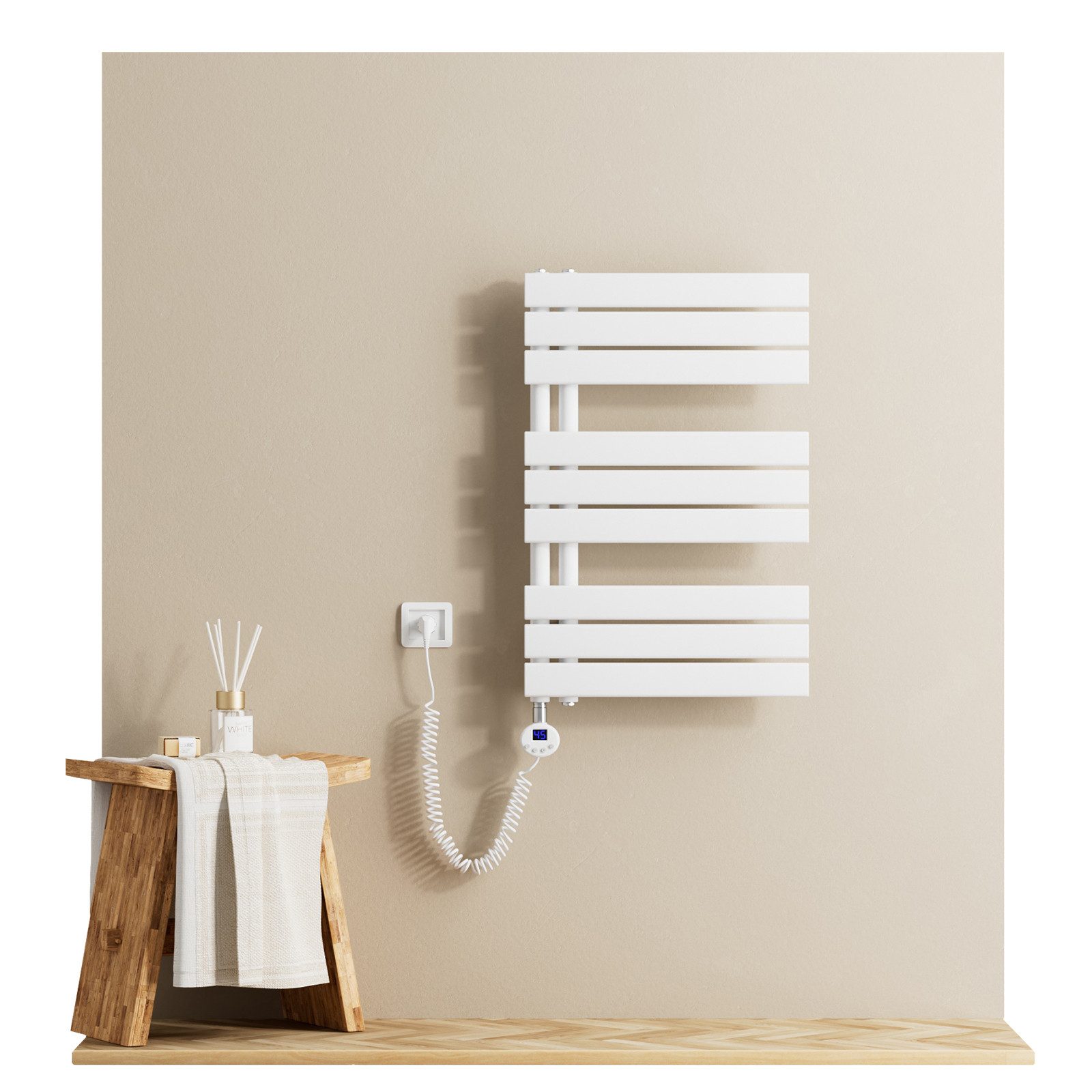 EMKE Paneelheizkörper Elektrischer Panel Handtuchhalter Handtuchwärmer mit günstig online kaufen