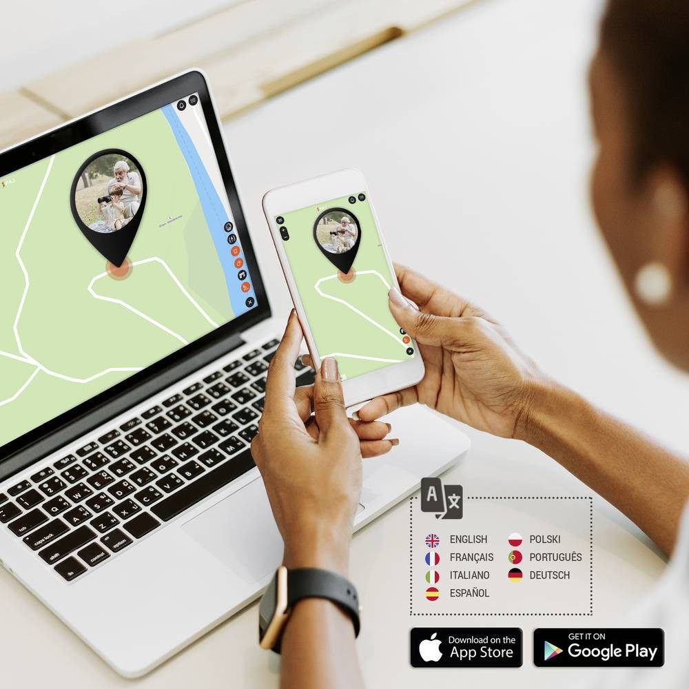 PAJ PAJ EASY Finder 4G GPS Tracker, Personentracker GPS-Tracker (Spritzwassergeschütztes Gehäuse, SOS-Funktion)