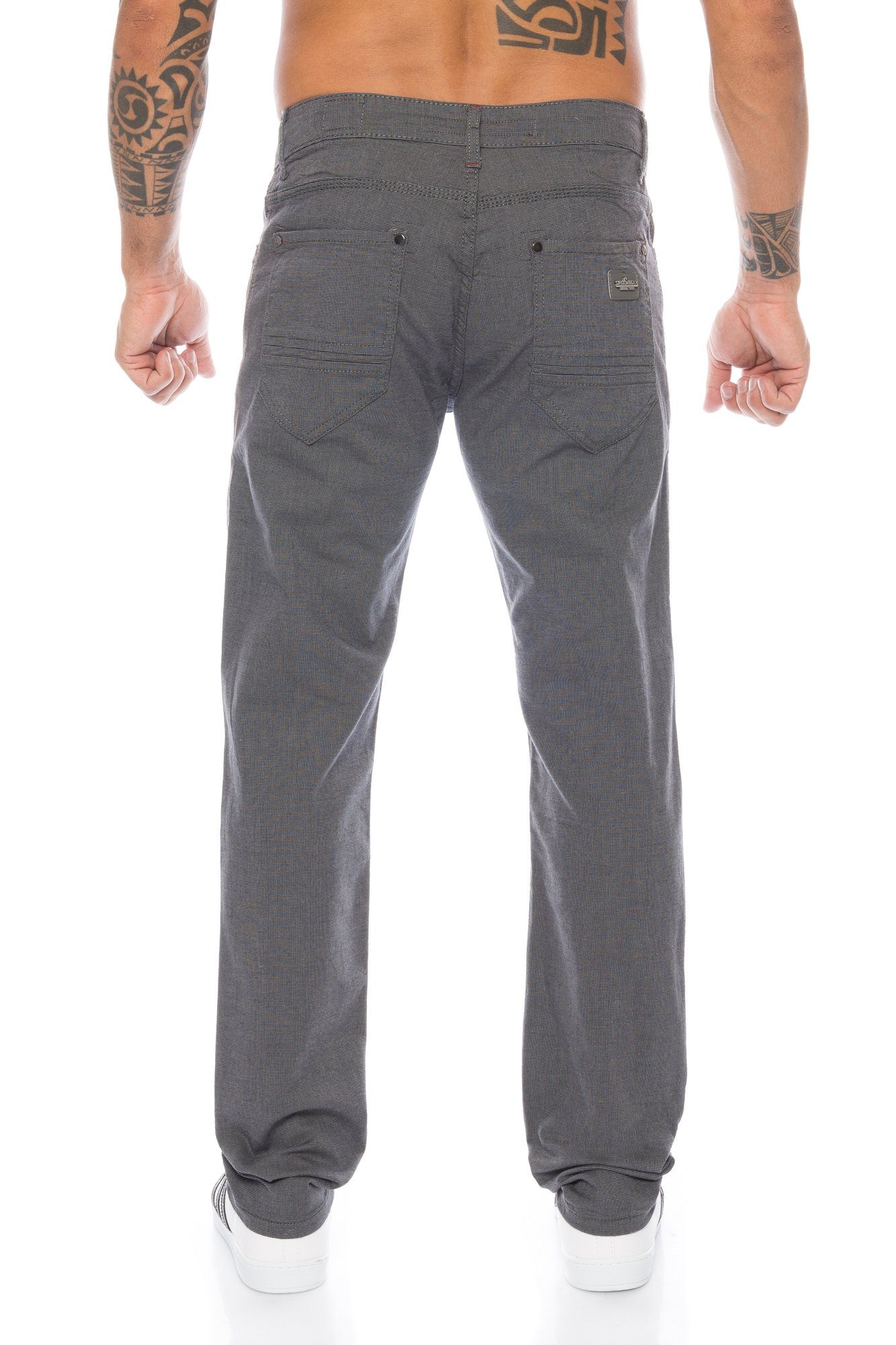 Stoffhose im Jeans & Slim-fit-Jeans Herren Baxx Tragekmofort zeitlosen Leichter Anthrazit Design Cipo