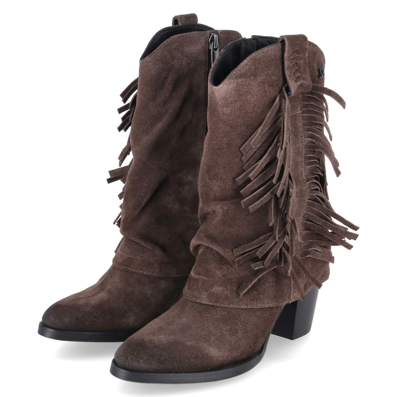 Lazamani LAZAMANI LA85793 BROWN Damen Rauleder brown Westernstiefel