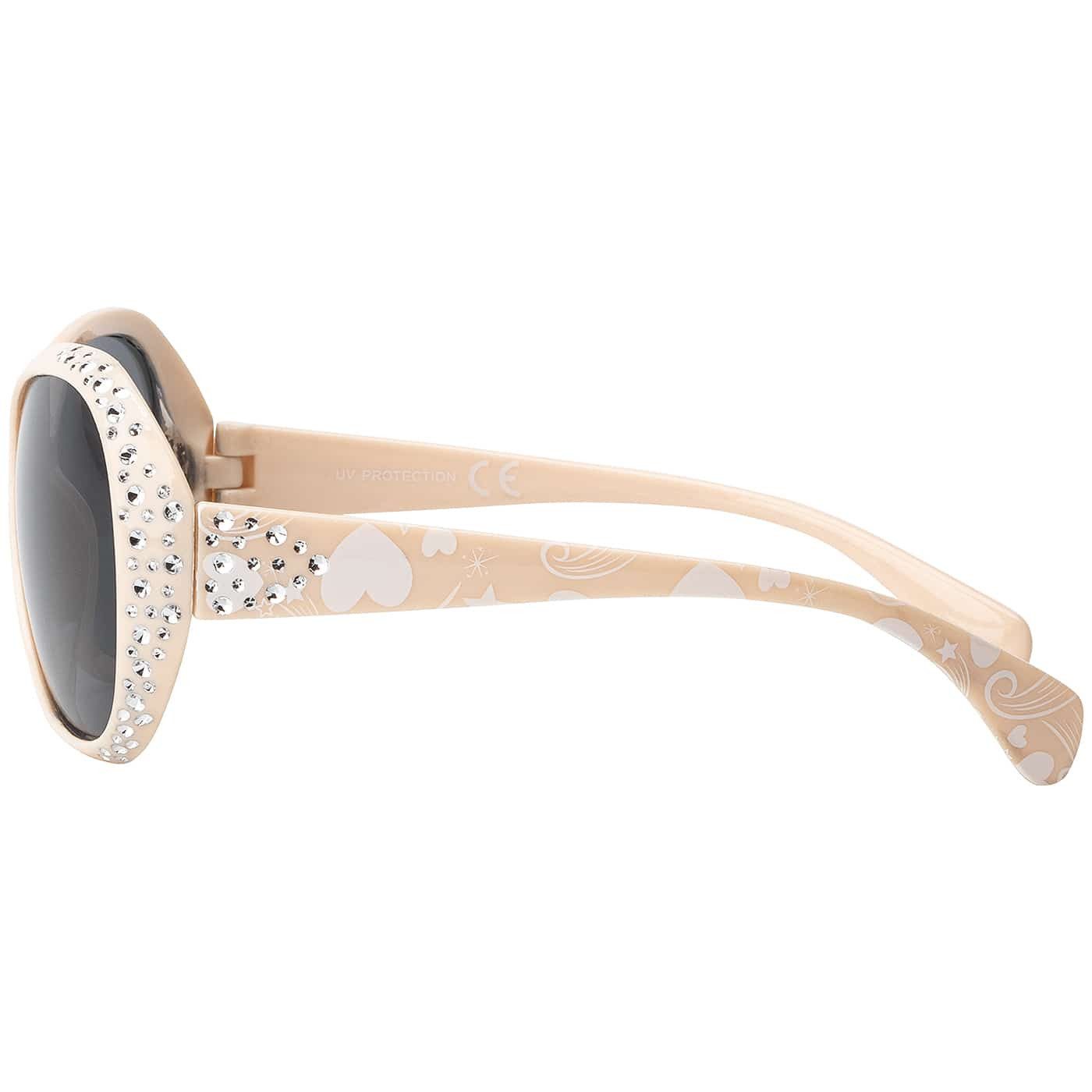 BEZLIT Eyewear Wayfarer Mädchen Kinder Sonnenbrille Cat-Eye Stil (1-St) mit durchsichtigen Bügel